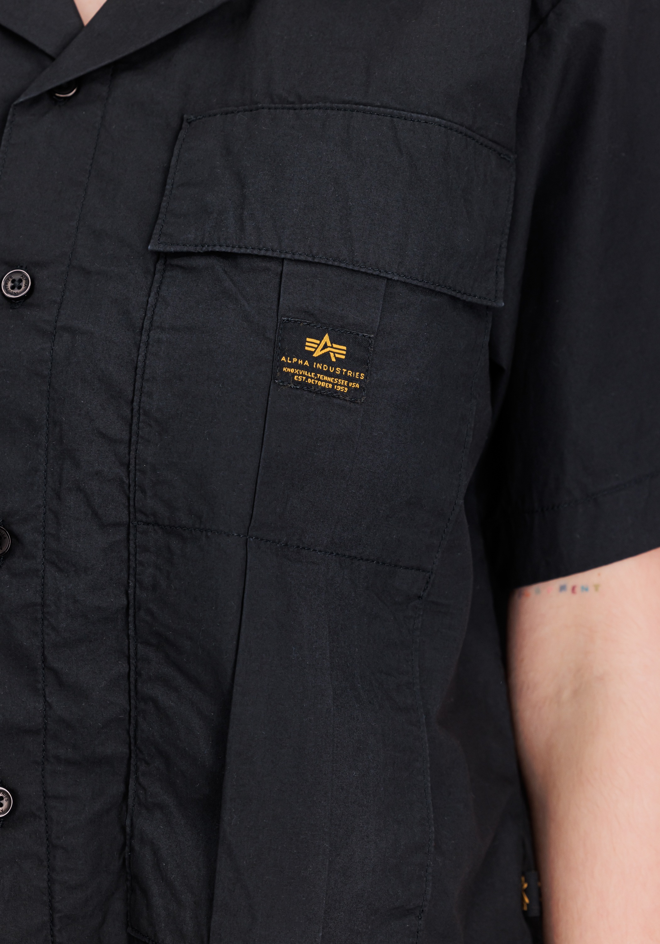 Alpha Industries Print-Shirt »Alpha Industries Women - Shirts Short Sleeve Cargo Shirt W«