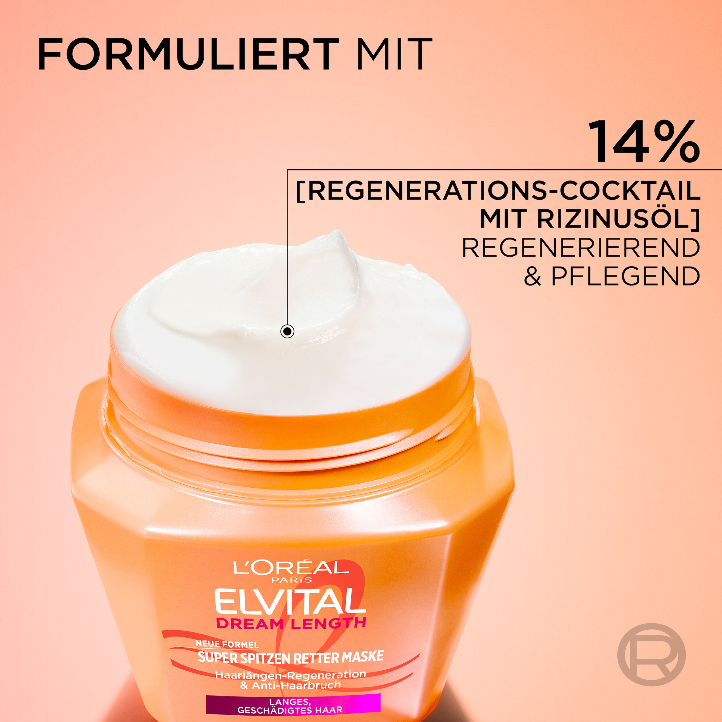 L'ORÉAL PARIS Haarmaske »ELVTIAL DREAM LENGTH MASKE« für langes, geschädigtes Haar