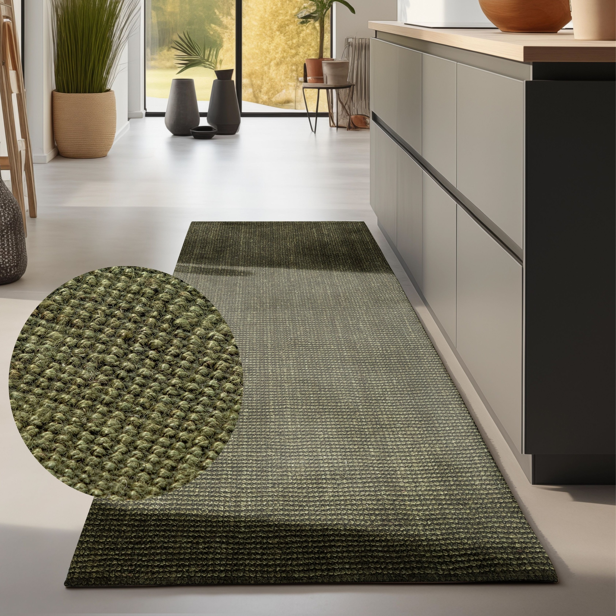 HANSE Home Teppich »Jaipur Juteteppich, als Läufer und in Rund«, rechteckig günstig online kaufen