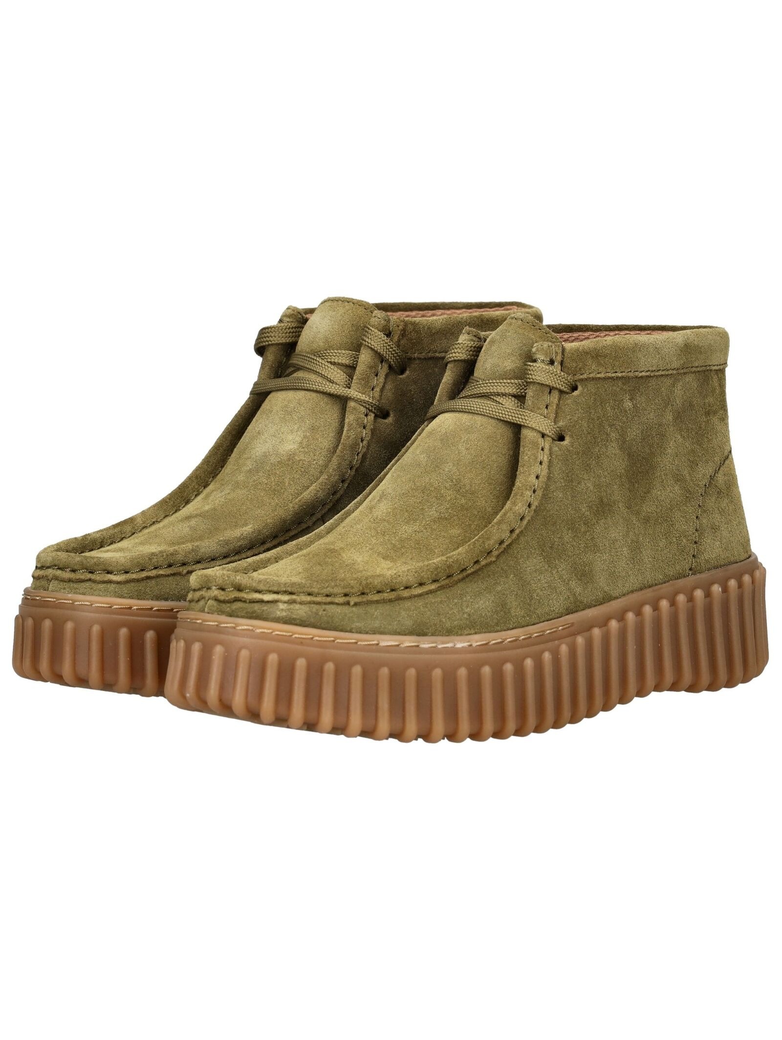 Clarks Schnürstiefelette »Clarks Stiefelette Veloursleder«