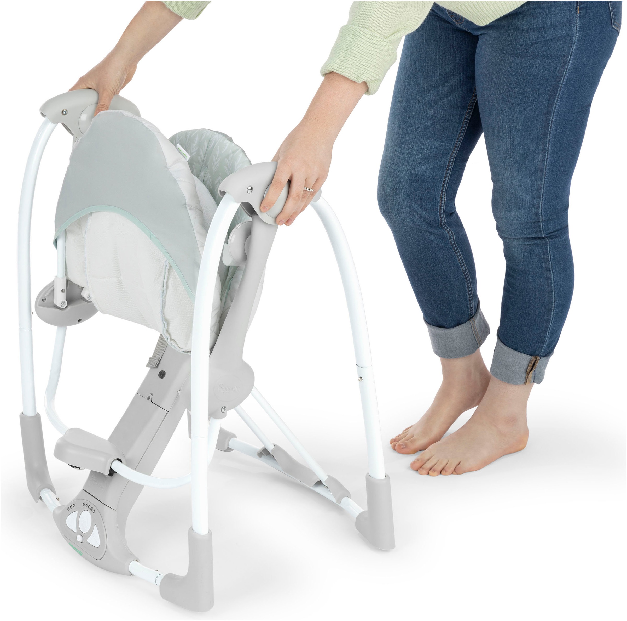 ingenuity Babywippe »Cozy Spot Swing 'n Go Portable Swing«, bis 9 kg, mit Sound-Effekt