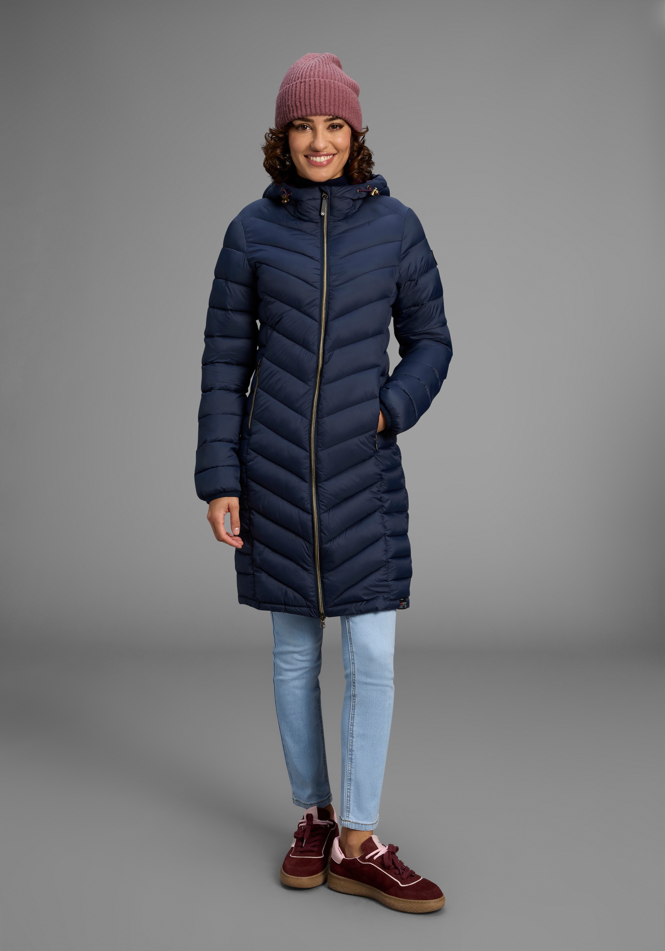 Polarino Steppmantel besonders leicht mit großem Wärmerückhaltevermögen, Übergangsjacke