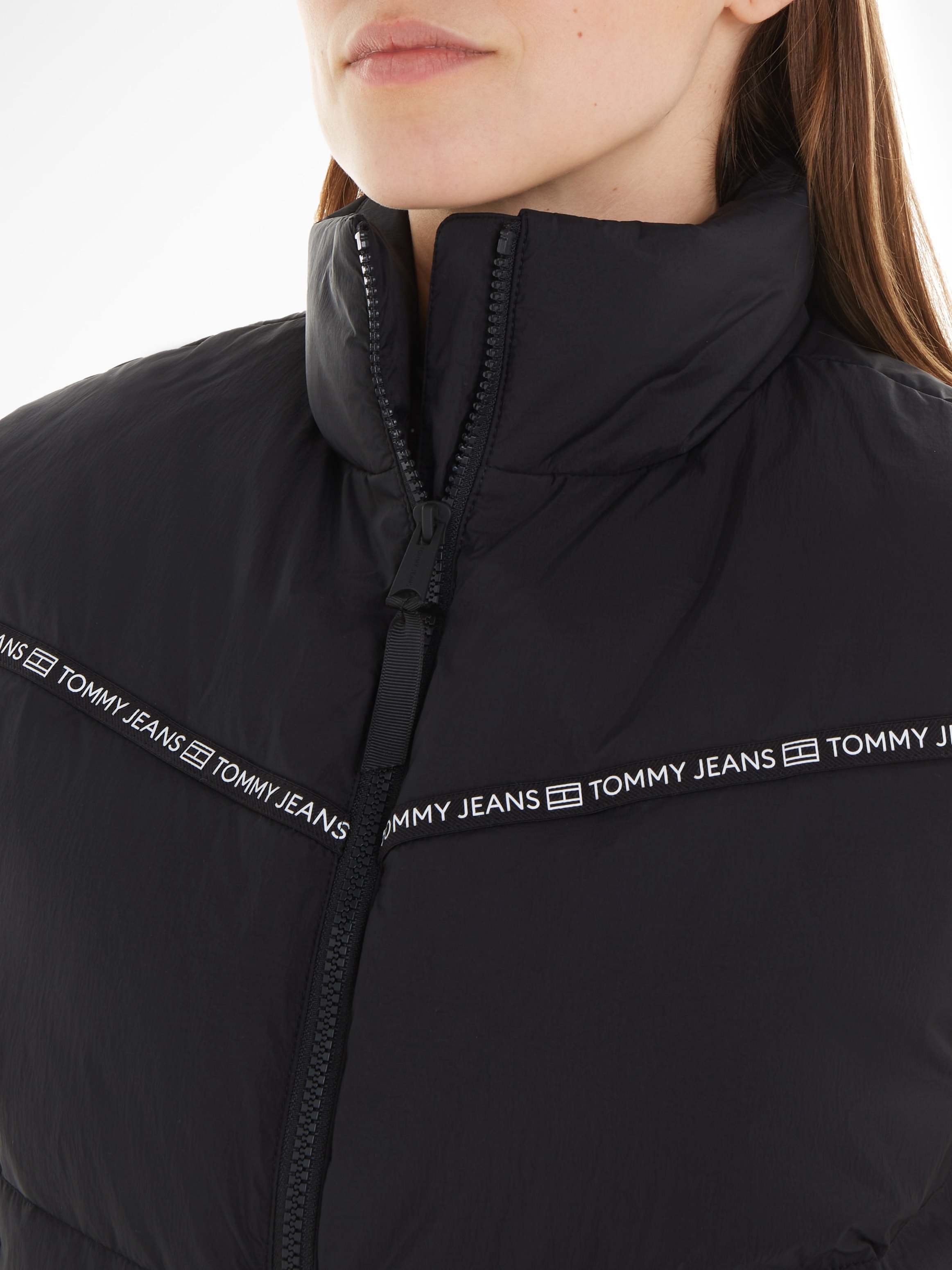 Tommy Jeans Steppweste »TJW TAPE DTAIL LIGHT PUFFER VEST«, mit Logoprägung