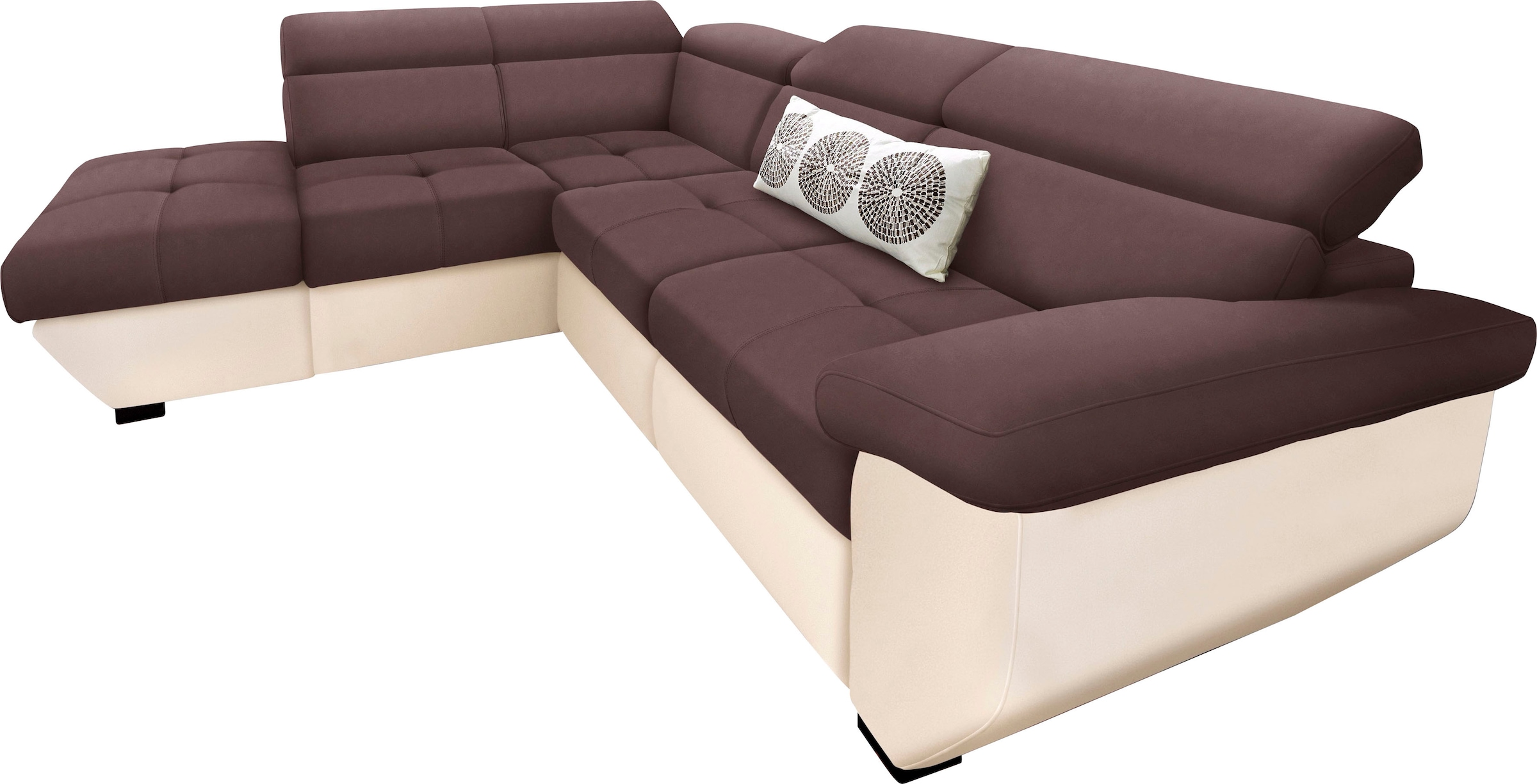 COTTA Ecksofa »Speedway L-Form«, mit Kopfteilverstellung, wahlweise mit Bettfunktion & Bettkasten