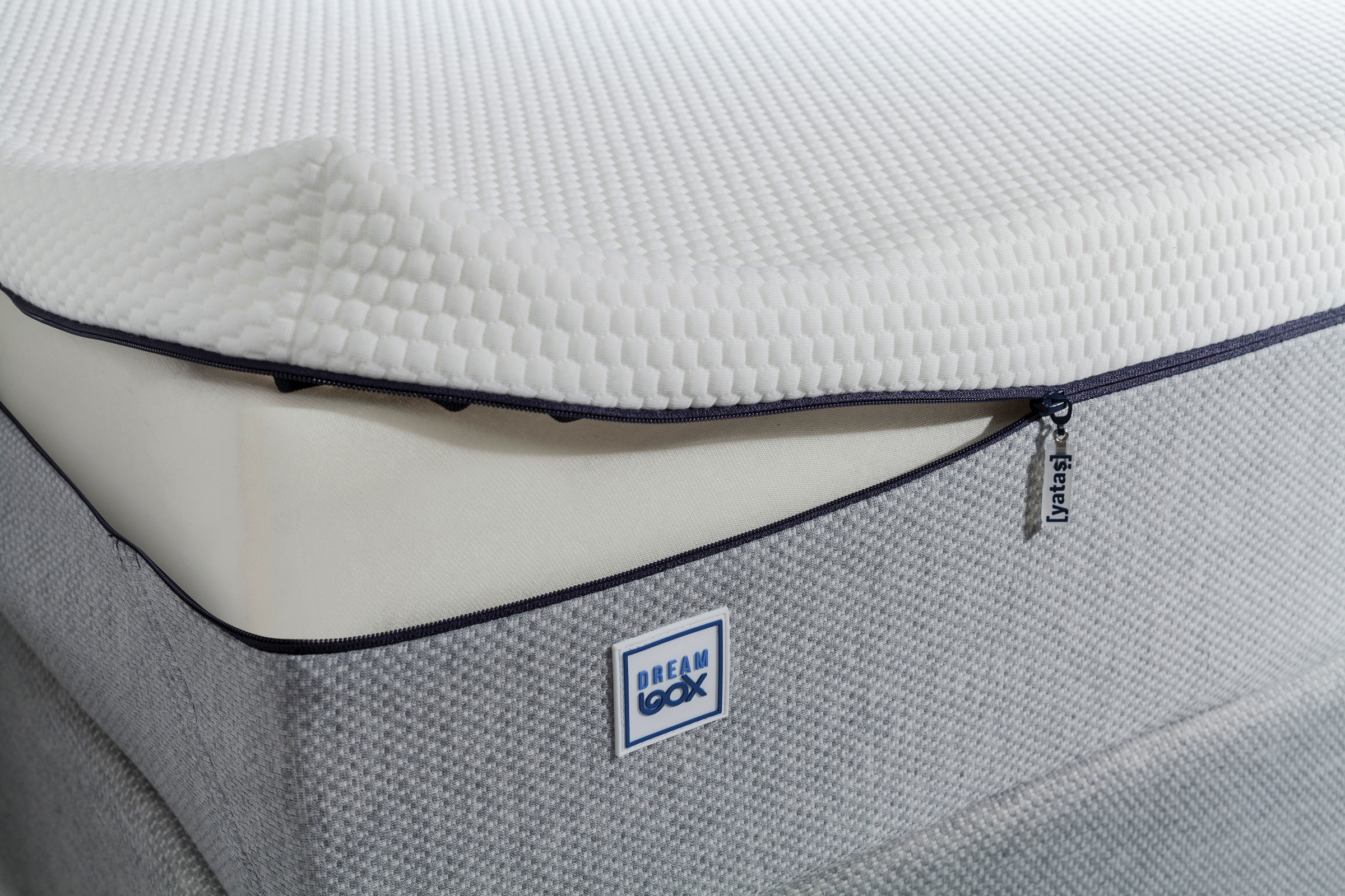 Yatas Bedding Taschenfederkernmatratze »Dream Box Roll PRO, Matratze 90x200, 140x200 cm & weitere Größen«, 24 cm hoch, 416 Federn, (1 St.), H2 / H3, wendbar, ergonomisch, atmungsaktiv
