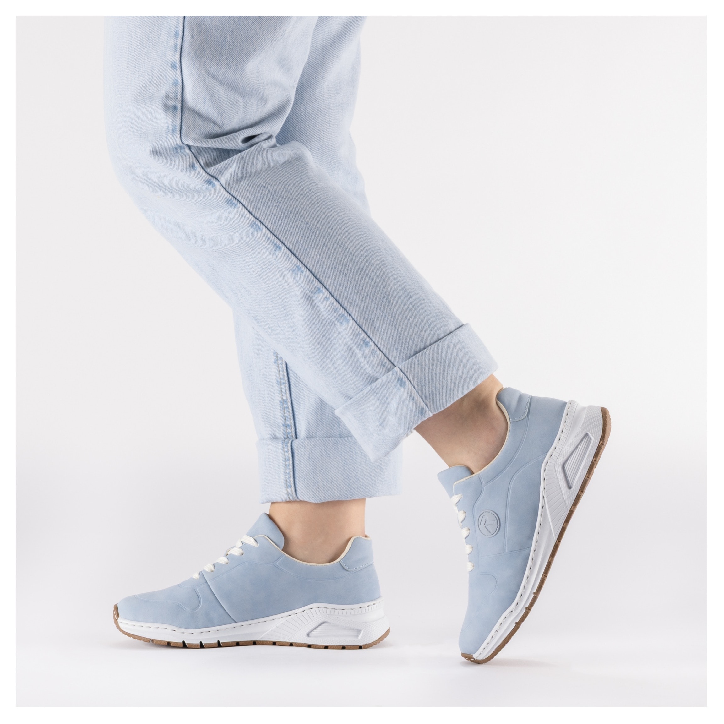 Rieker Sneaker  mit MemoSoft-Innensohle, Freizeitschuh, Halbschuh, Schnürschuh