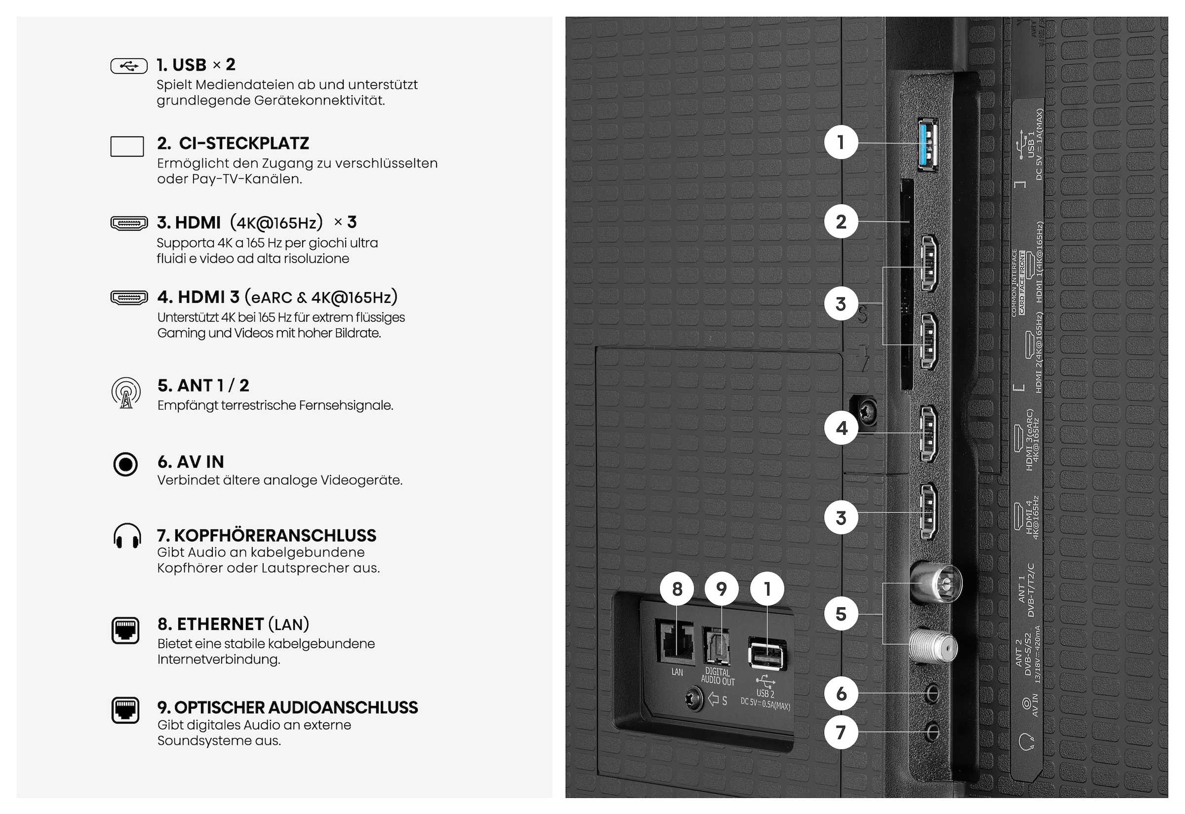 Hisense Mini-LED-Fernseher »100U7DS PRO« 253 cm/100 ″ Smart-TV