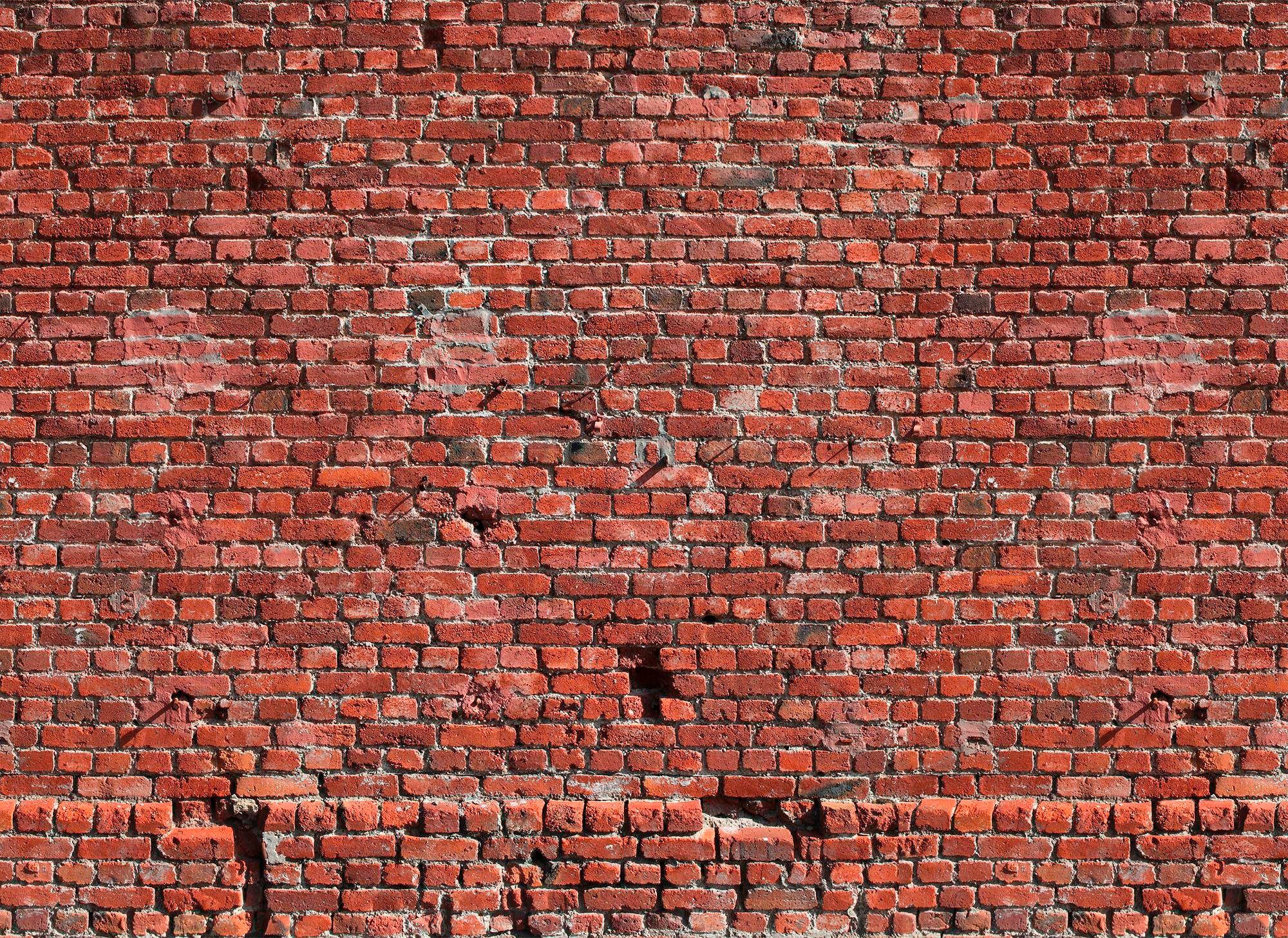living walls Fototapete »Klinker Backstein«, Vlies, Wand, Schräge
