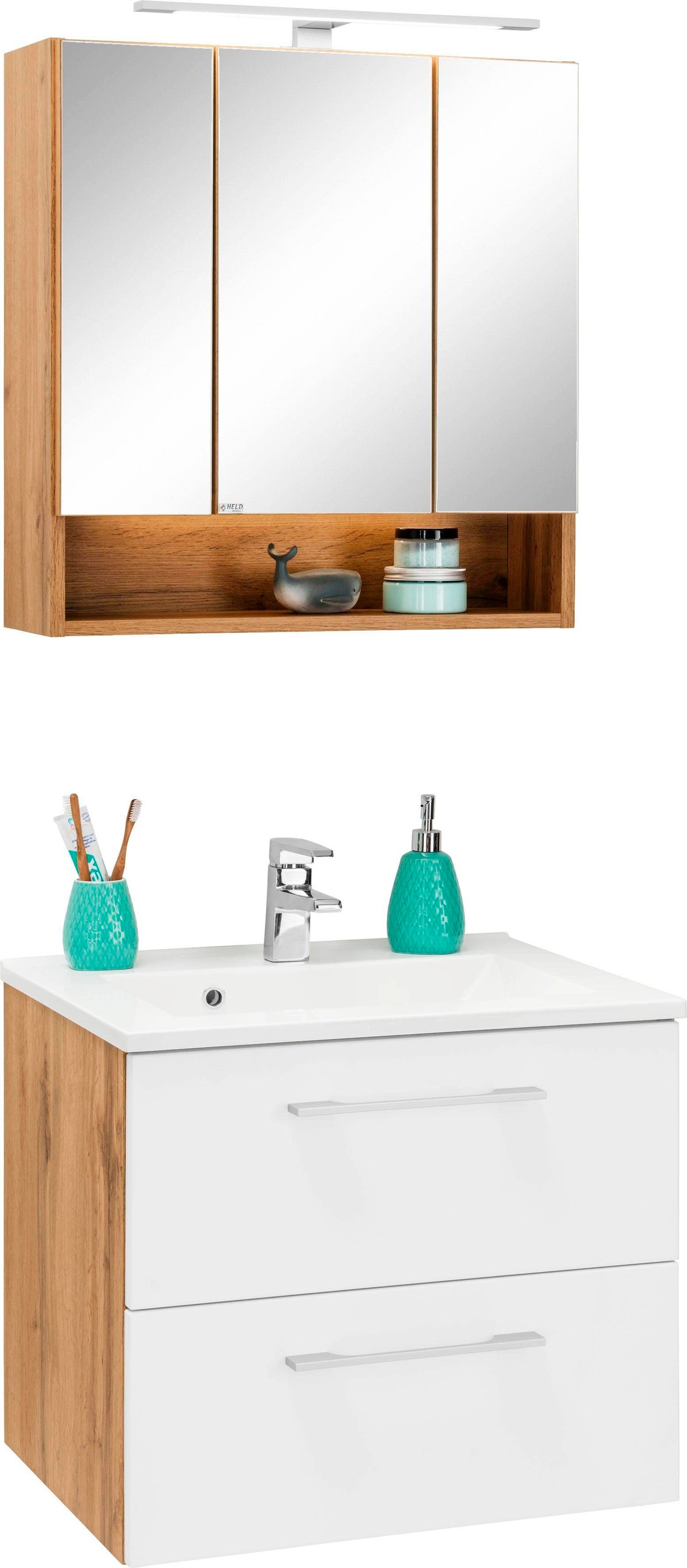 welltime Badmöbel-Set »Soria« 2 Stk. tlg. günstig online kaufen