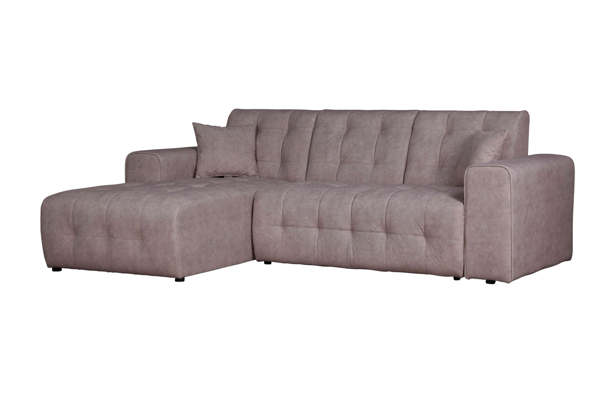Home affaire Ecksofa »Nosia L-Form«, incl. 2 Zierkissen, mit feiner Steppung