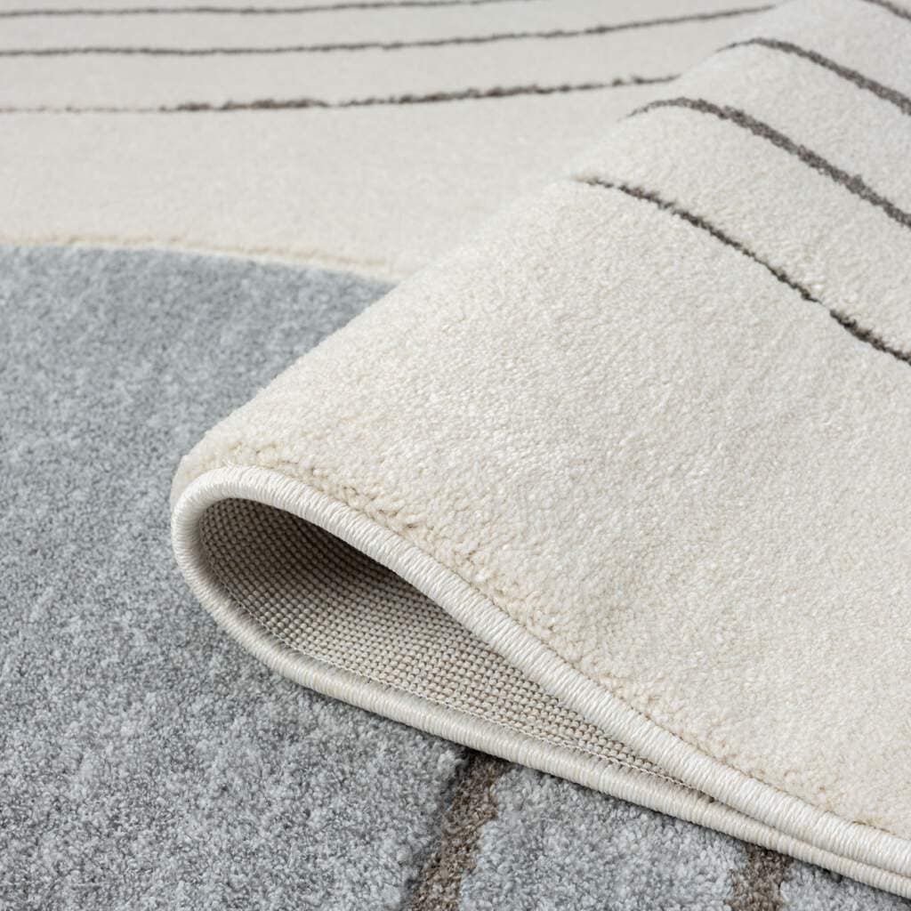 Carpet City Teppich »BONITO 7170«, rechteckig, 11 mm Höhe, Läufer, Flachflor, Hochtief-Muster/ 3D-Effekt, Geo-Muster, Wohnzimmer