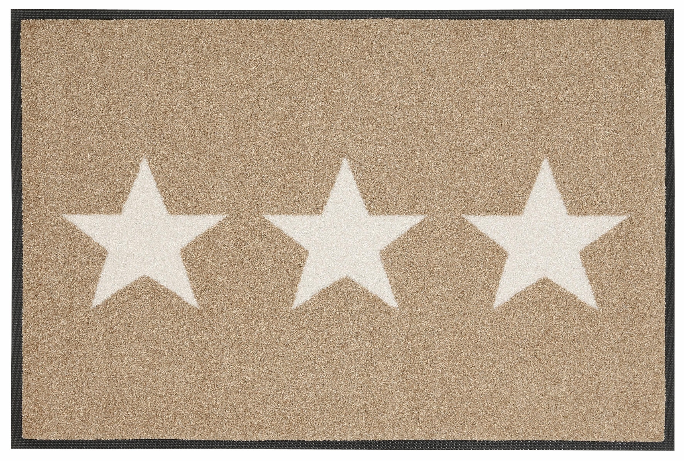 wash+dry by Kleen-Tex Fußmatte »Stars«, rechteckig, 9 mm Höhe, Schmutzfangmatte, Motiv Sterne, rutschhemmend, waschbar