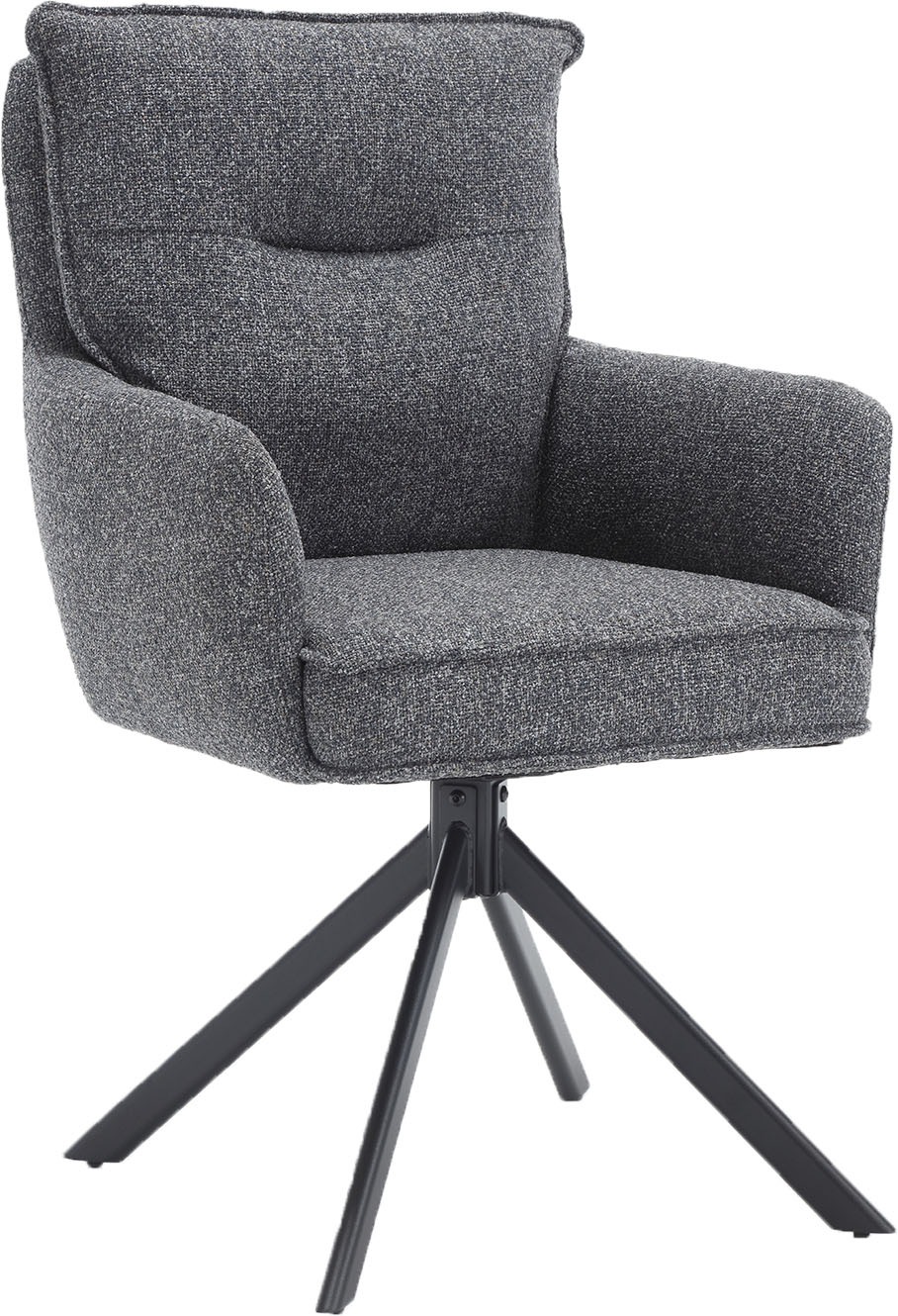 SalesFever Esszimmerstuhl »Austin - Armlehnstuhl mit hochwertiger Taschenfe günstig online kaufen