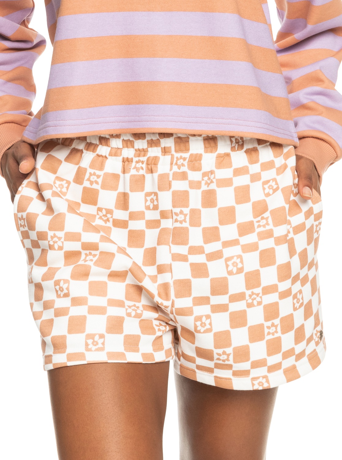 ROXY Sweatshorts »Kindred Souls« Snow White Sol Power S S Stoff:...