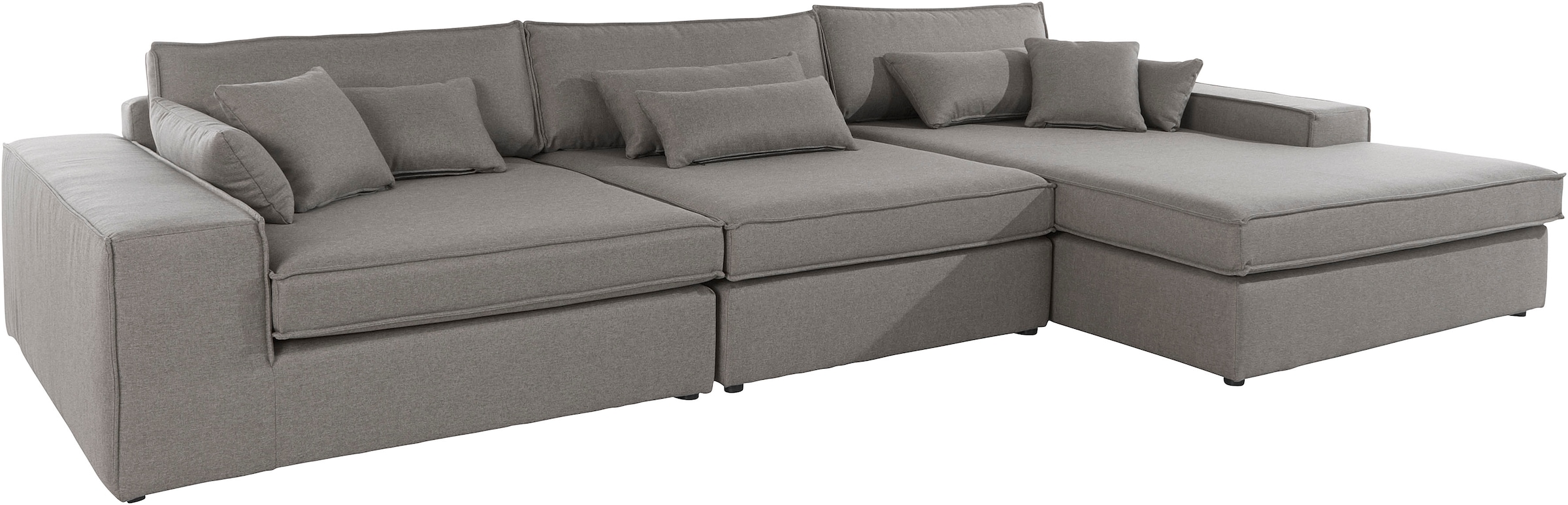 RAUM.ID Ecksofa »Enid L-Form«, 3 Teile, bestehend aus Modulen, in vielen Bezügen, auch in Breitcord