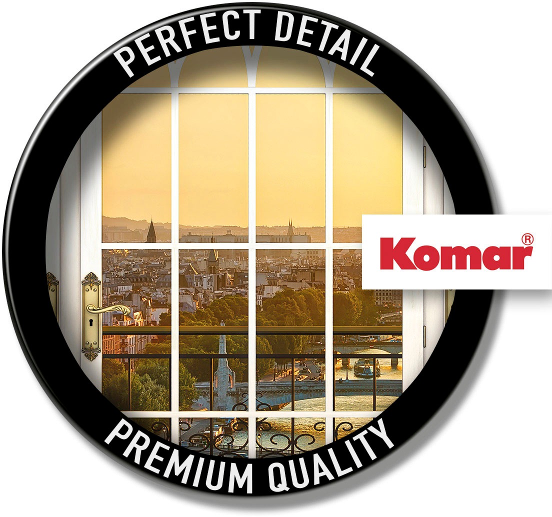 Komar Vliestapete »Digitaldruck Vlies - Belle Vue - Größe 400 x 260 cm«, bedruckt, Wohnzimmer, Schlafzimmer