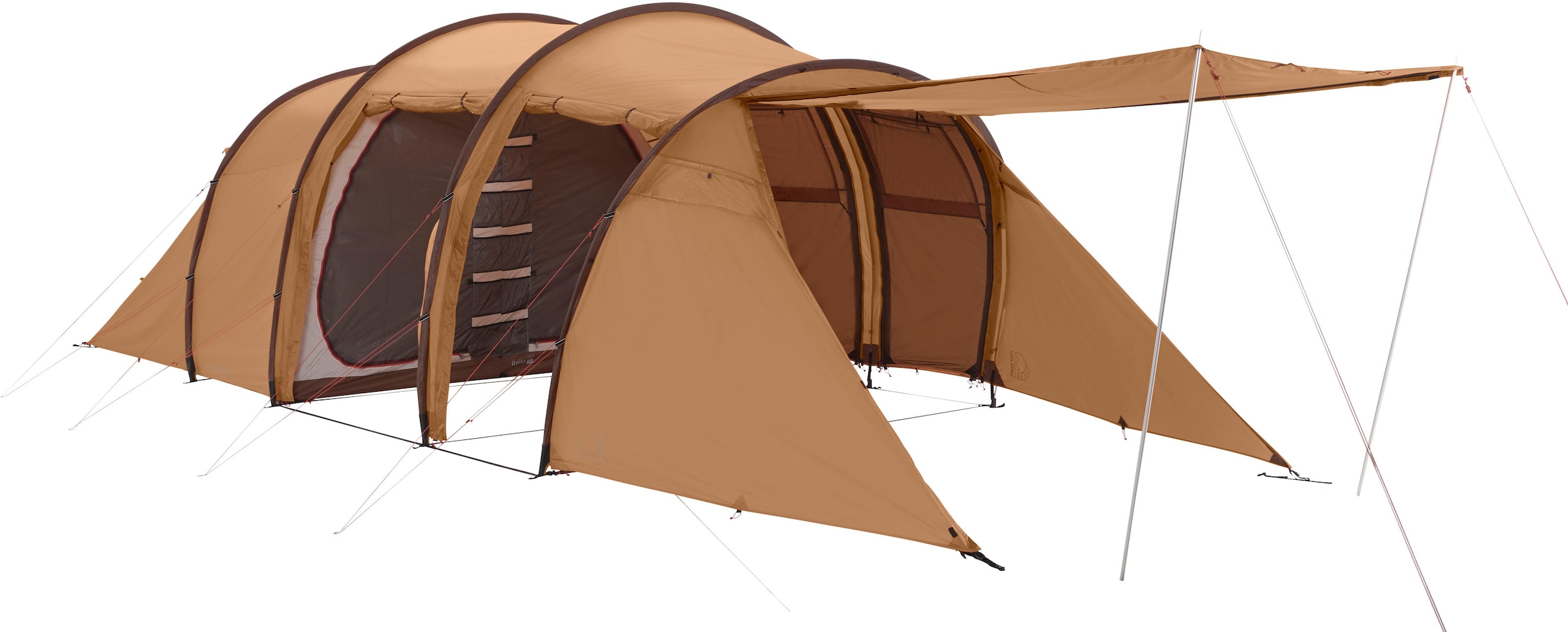 Gruppenzelt »Reisa 6 PU Tent Cashew/Brown«, 6 Personen, (Packung, 1 tlg.)