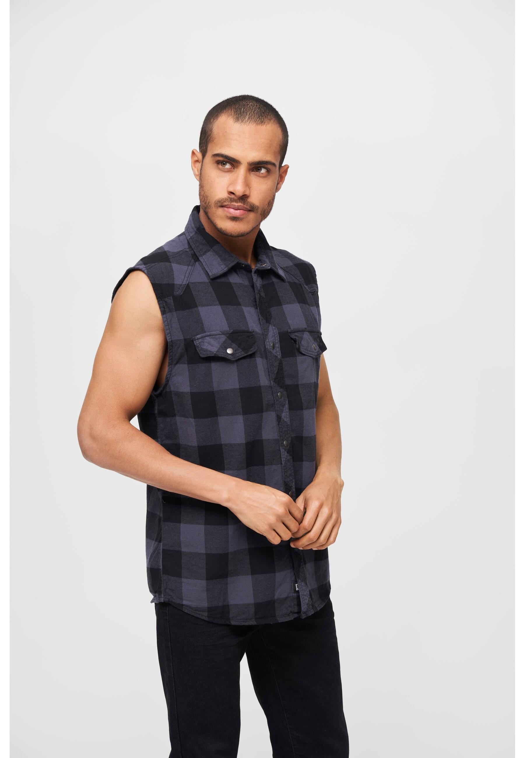 Brandit Jerseyweste »Brandit Herren Checkshirt Sleeveless« 1 Stk.