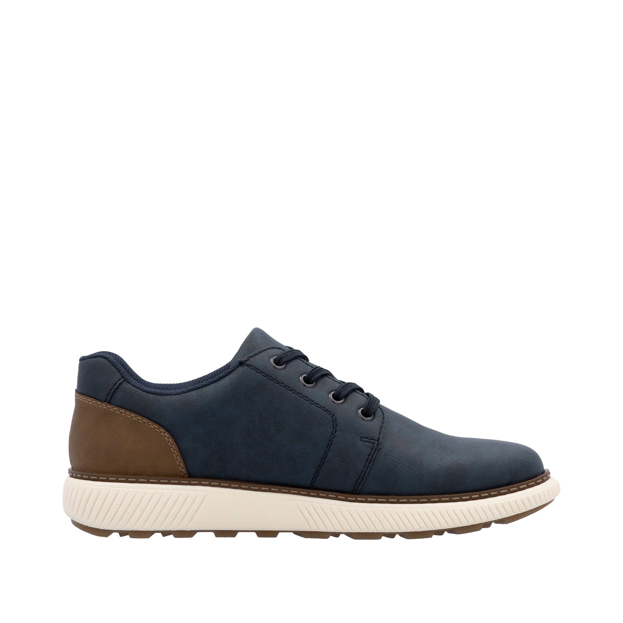 Rieker Sneaker, Halbschuh, Schnürschuh, Casual Sneaker mit weichem Schaftrand