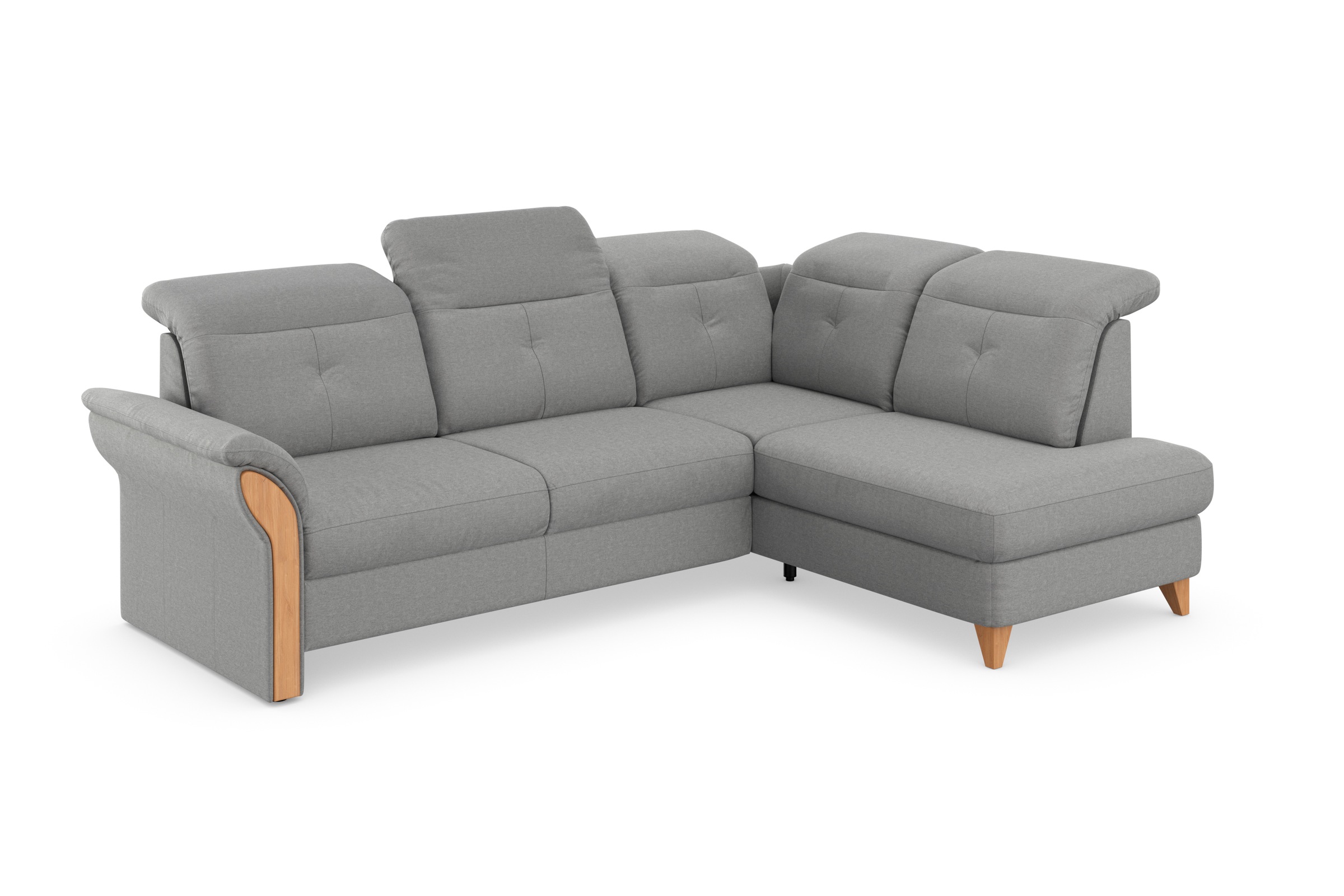 Home affaire Ecksofa »Dangast L-Form« Kopfteilverstellung, wahlweise mit motorischer Relaxfunktion