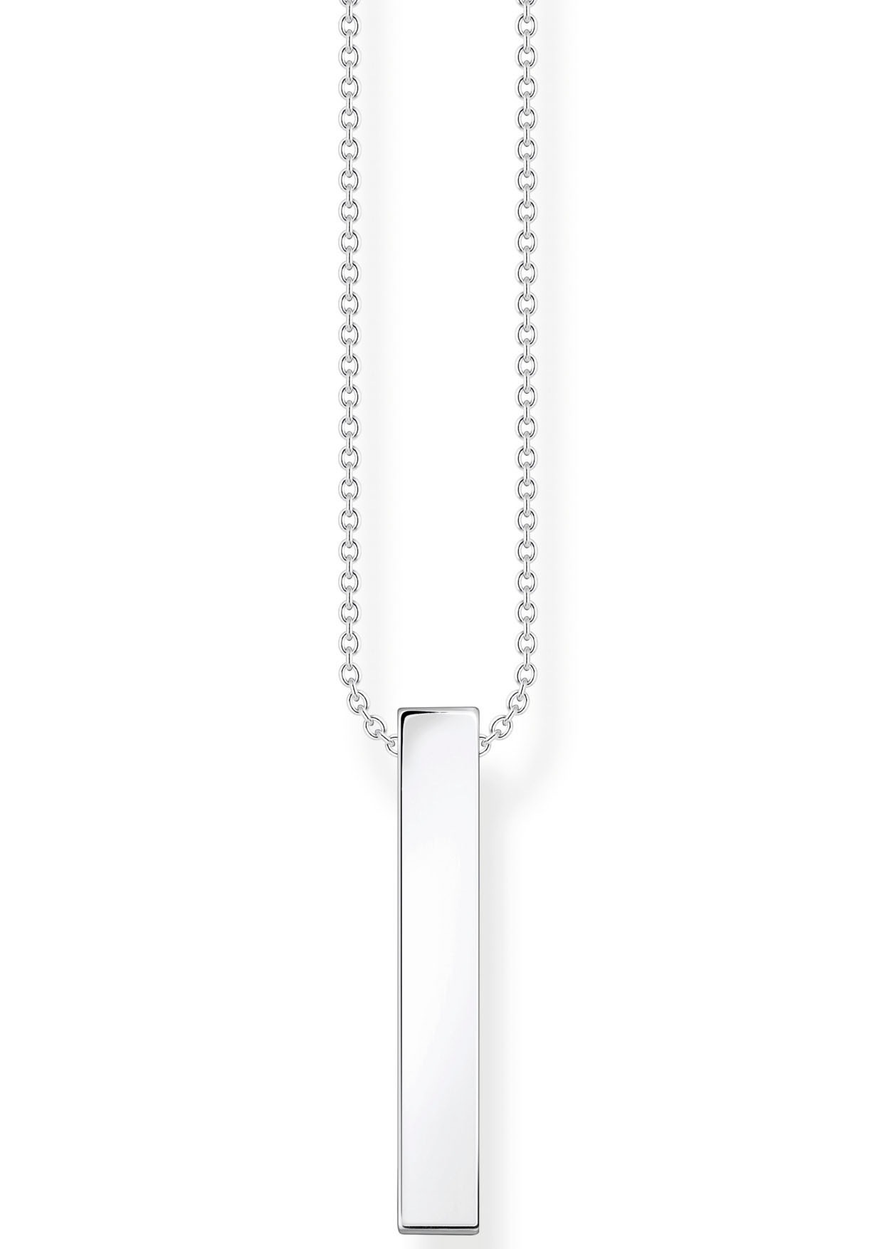THOMAS SABO Kette mit Anhänger »KE2113-051-14-L45V, KE2113-166-7-L45V, KE2113-643-11-L45V«, mit Glas-Keramik Stein, Zirkonia (synth.)