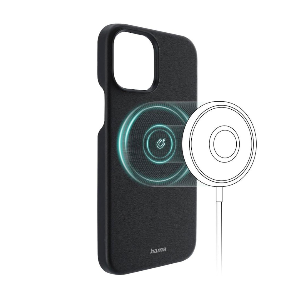 Hama Smartphone-Hülle »Handyhülle f. iPhone 12 Pro Max Wireless Charging für Apple MagSafe«