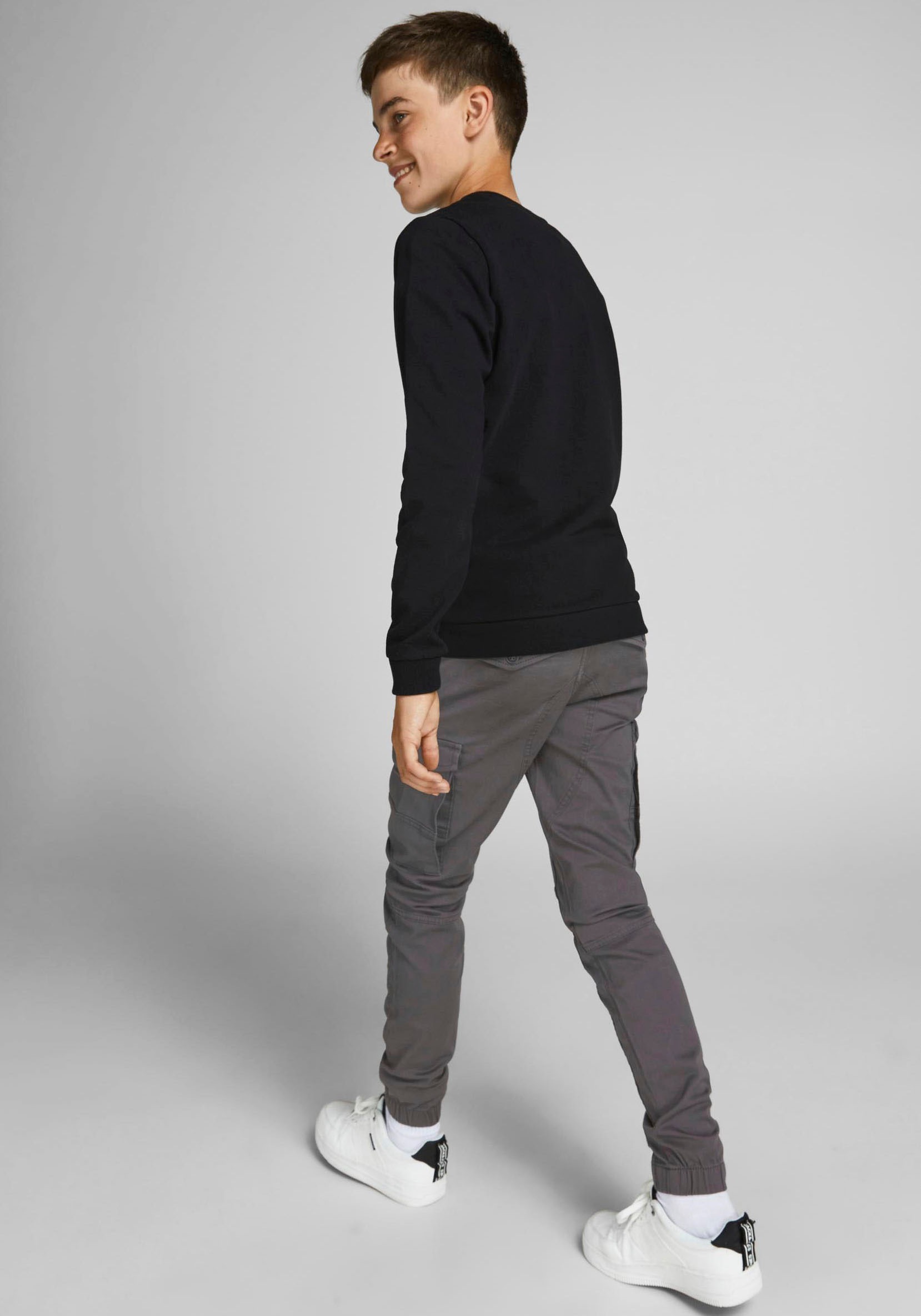 Jack & Jones Junior Cargohose »JPSTPAUL JJFLAKE 542 ASPHALT NOOS JNR«