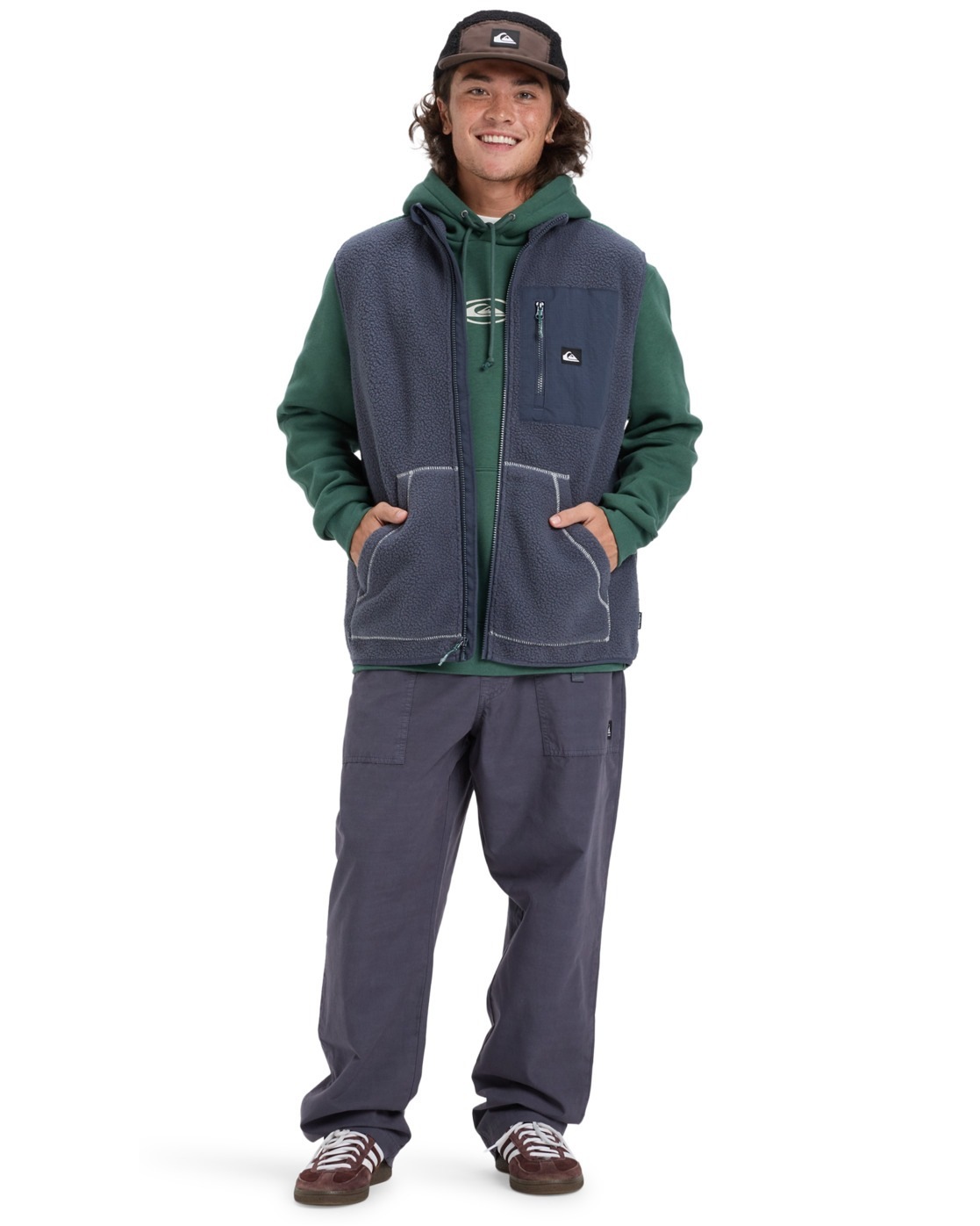 Quiksilver Fleecepullover »Clean Coast Gilet«
