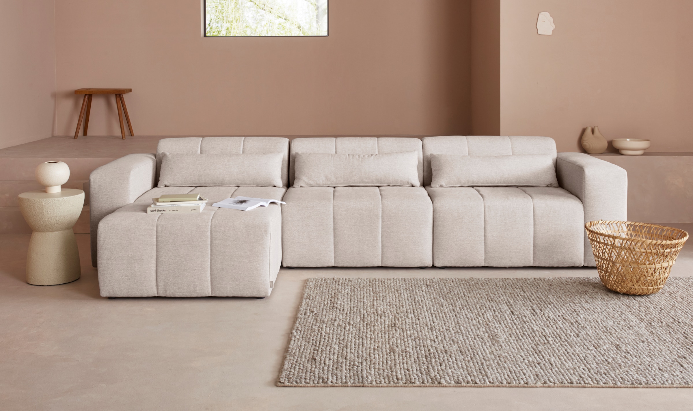 LeGer Home by Lena Gercke Ecksofa "Maileen L-Form", Modulsofa, bestehend au günstig online kaufen