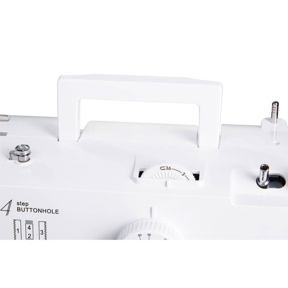 Medion® Nähmaschine »SM70 (MD 11179), 12 Stichmuster, Rückwärtstaste, 70 Watt Motorleistung«, 12 Programme, einstellbare Stichlänge, 4 Schritte Knopfloch, umfangreiches Zubehör