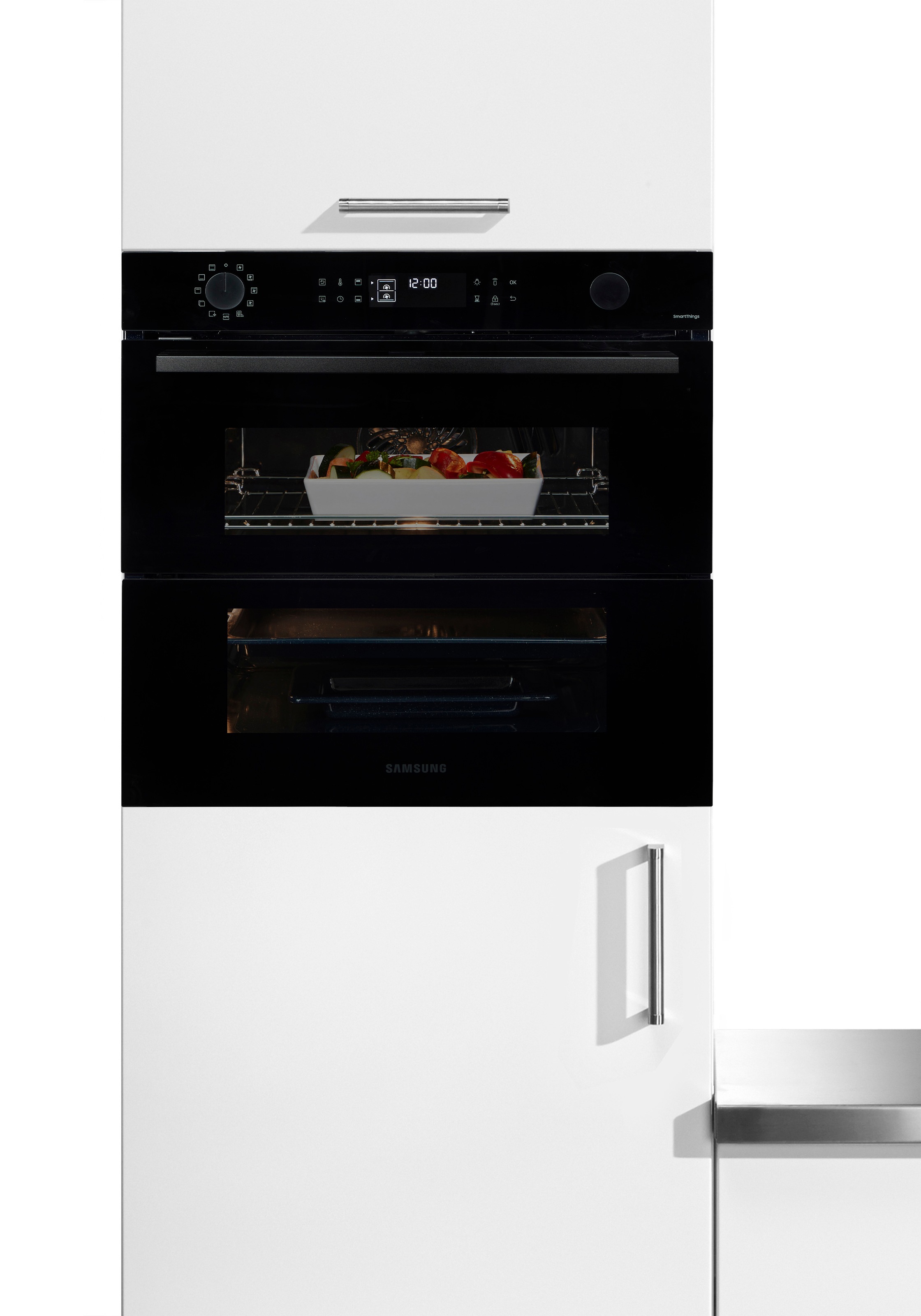 Samsung Einbaubackofen Serie 4 »NV7B45502AK/U1«, Pyrolyse-Selbstreinigung, Dual Cook Flex