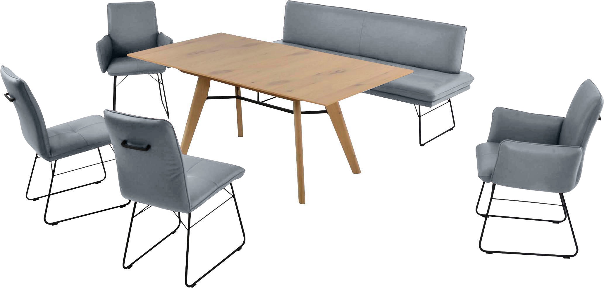 K+W Komfort & Wohnen Essgruppe »Giacomo IV« 6 Stk. tlg. Polsterbank in 2 Gr günstig online kaufen
