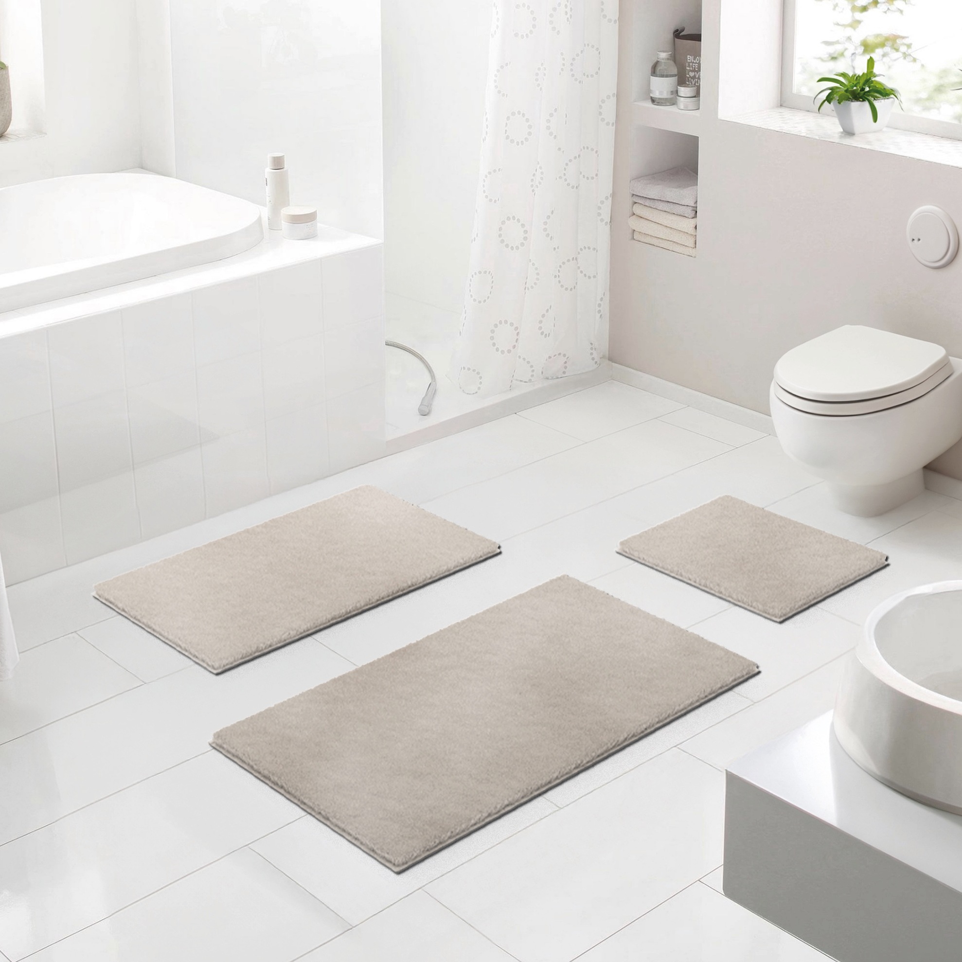 Grund Badematte »Molena« Höhe 28 mm rutschhemmend beschichtet fußbodenheizu günstig online kaufen