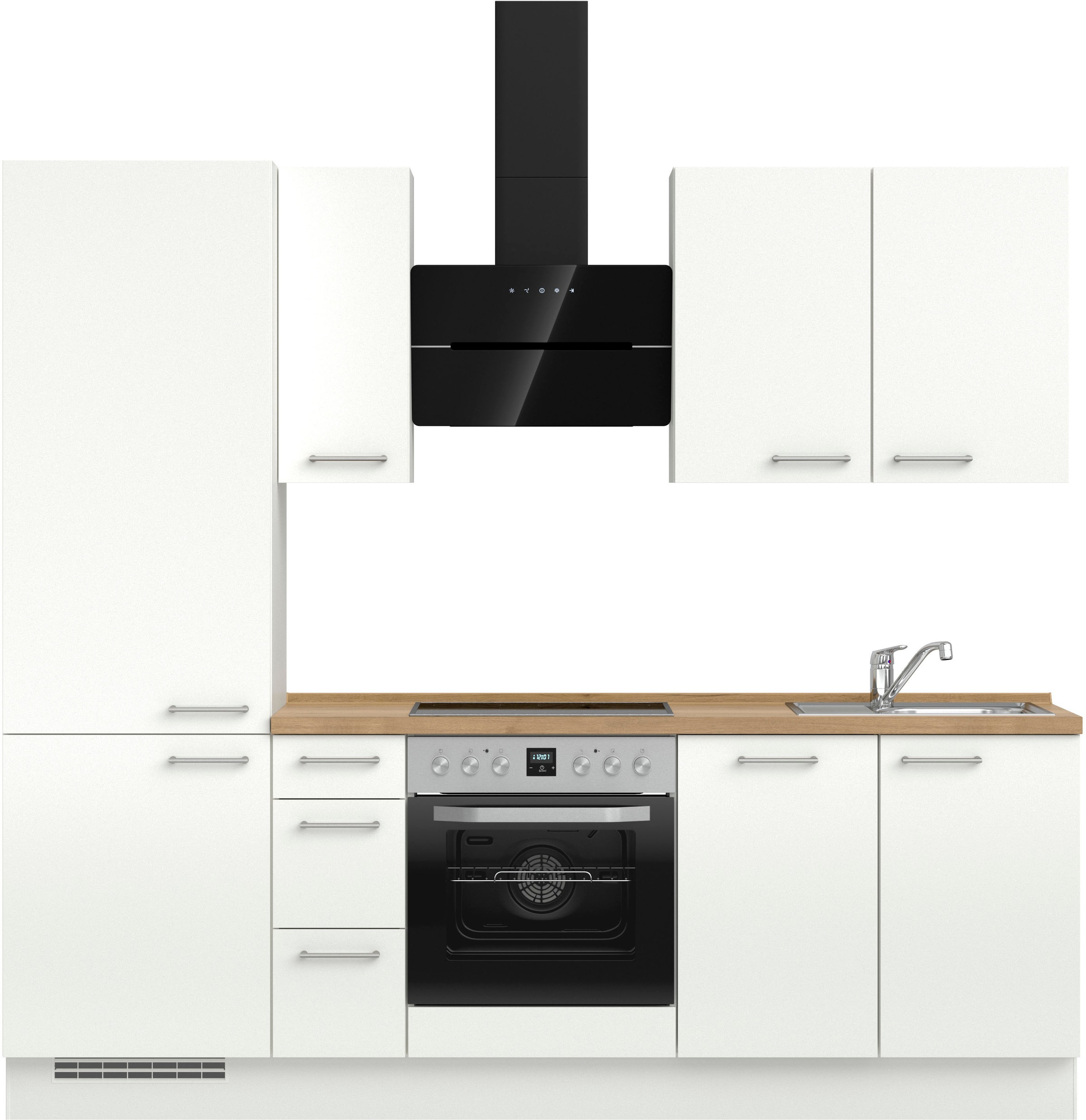 nobilia® Küchenzeile »"Laser II", Ausrichtung wählbar, Breite 240 cm« vormo günstig online kaufen