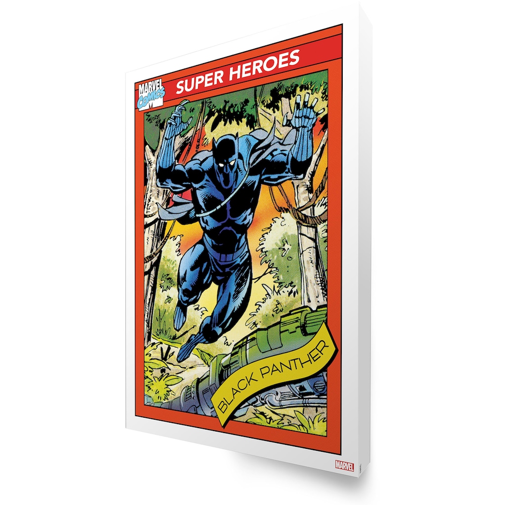MARVEL Leinwandbild »Super Heroes Black Panther«, (1 St.)