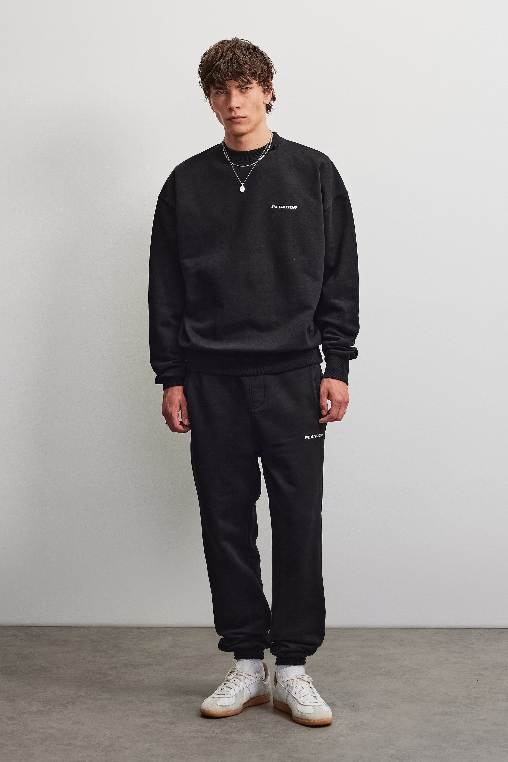 PEGADOR Sweatshirt »Logo Oversized Sweater«, Baumwollmischung, oversize
