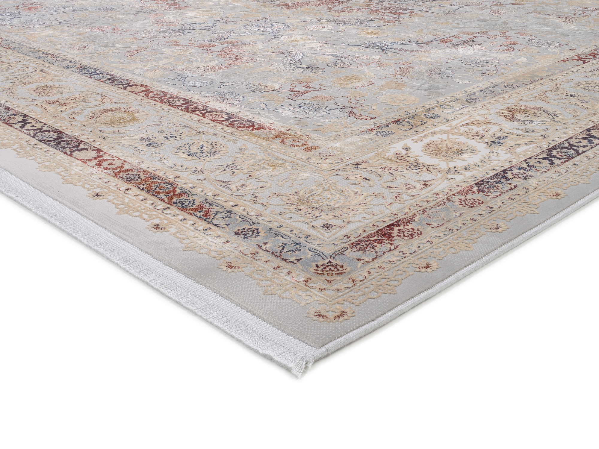 OCI DIE TEPPICHMARKE Teppich »MYSTIC LIMITED«, rechteckig, 7 mm Höhe, florale Muster in 3D-Optik, maschinell gewebt, Viskose