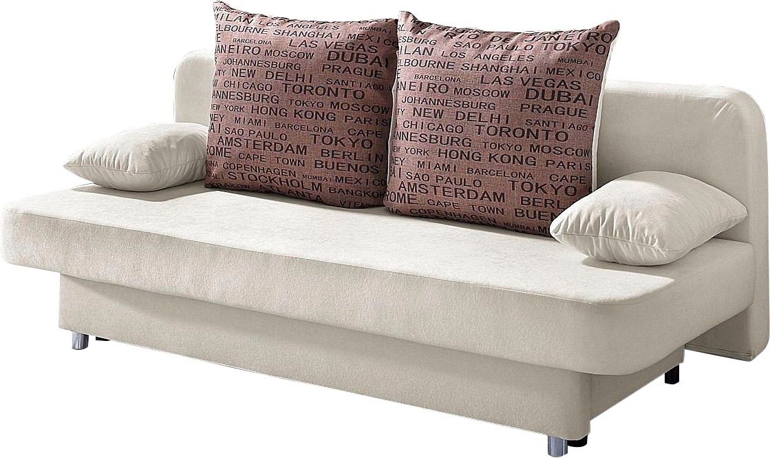COLLECTION AB Schlafsofa »Ulla inkl. Bettfunktion und Bettkasten«, Schlafso günstig online kaufen