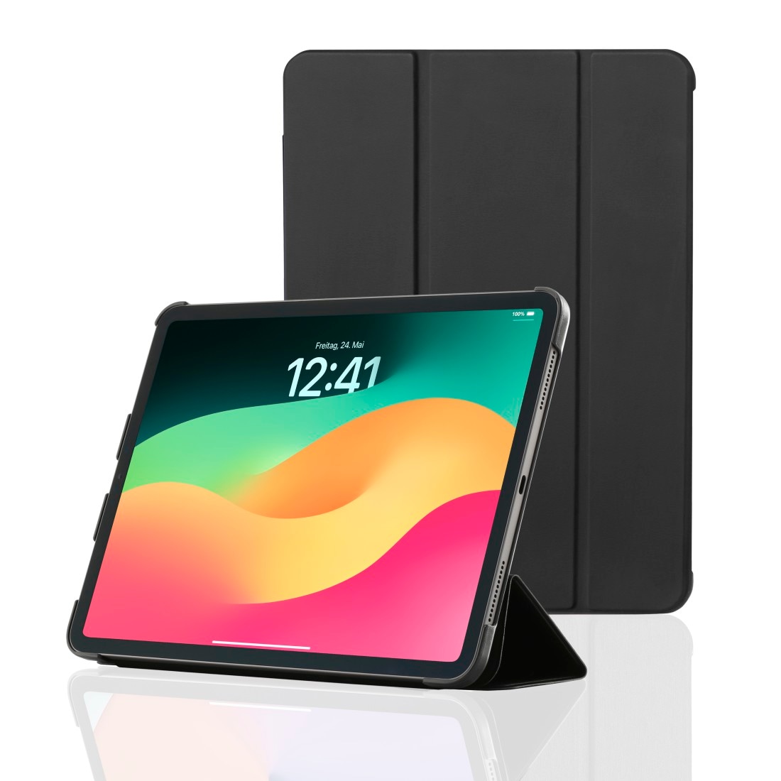 Hama Tablet-Hülle »Tablet Case für Apple iPad Pro 11" (2024), Schwarz«, robustes Material, mit Standfunktion und Magnetverschluss