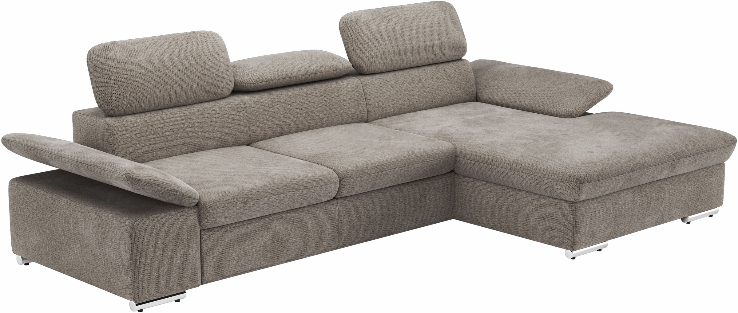 sit&more Ecksofa »Valantine L-Form«, inkl. Kopf- und Armteilverstellung, wahlweise mit Bettfunktion