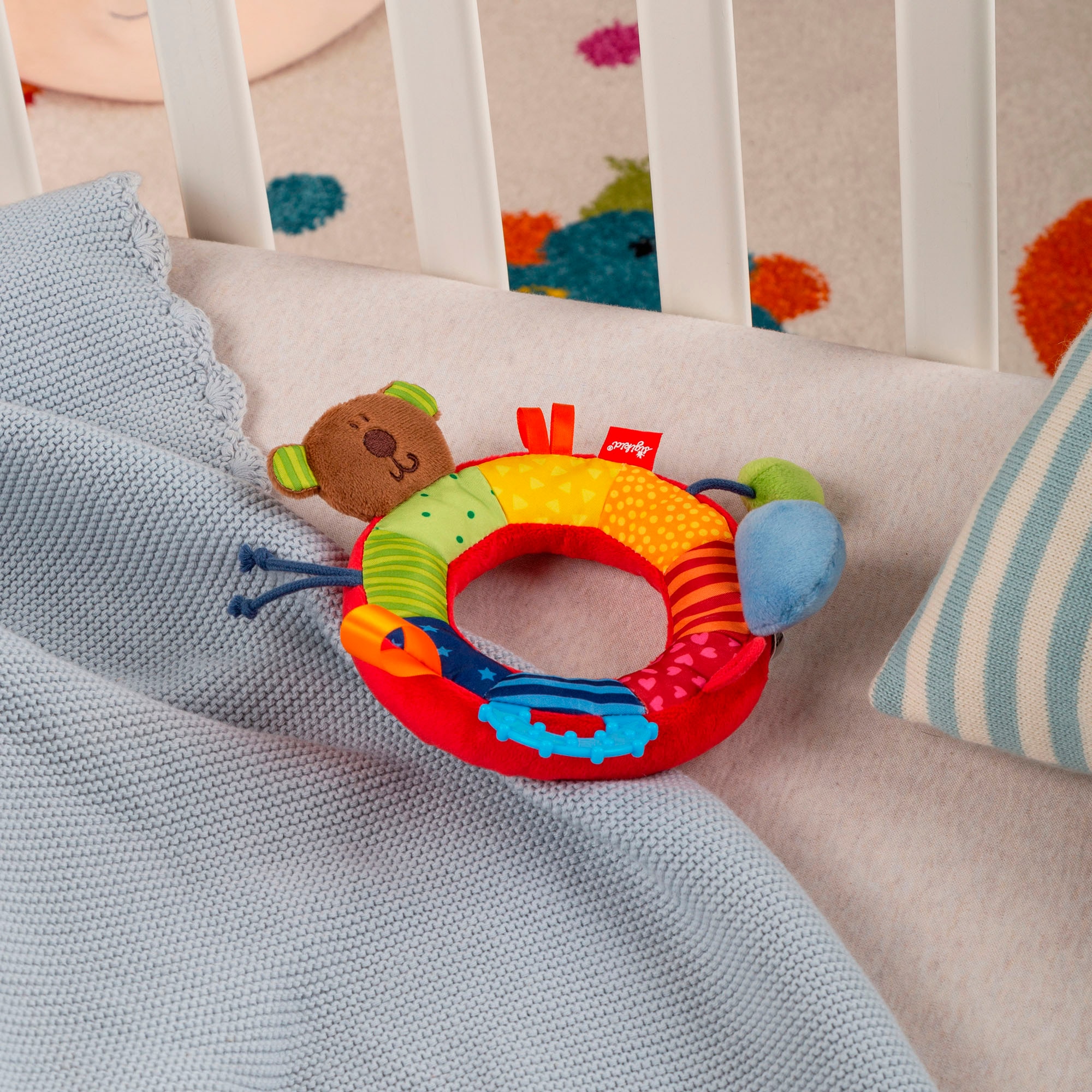 Sigikid Greifling »PlayQ, START Ringgreifling Bär«, mit Rassel