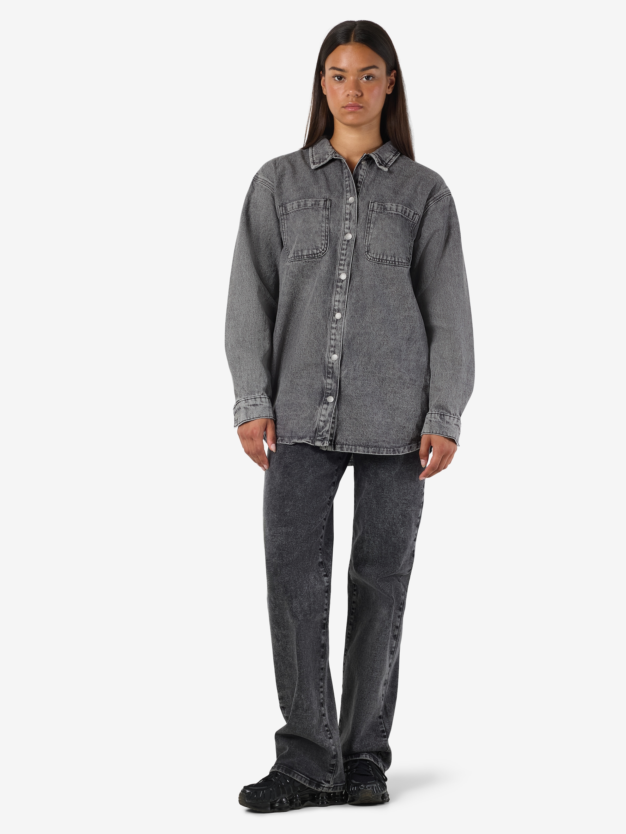 Noisy may Jeansjacke »NMALVA L/S DNM SHACKET AZ450MG NOOS«