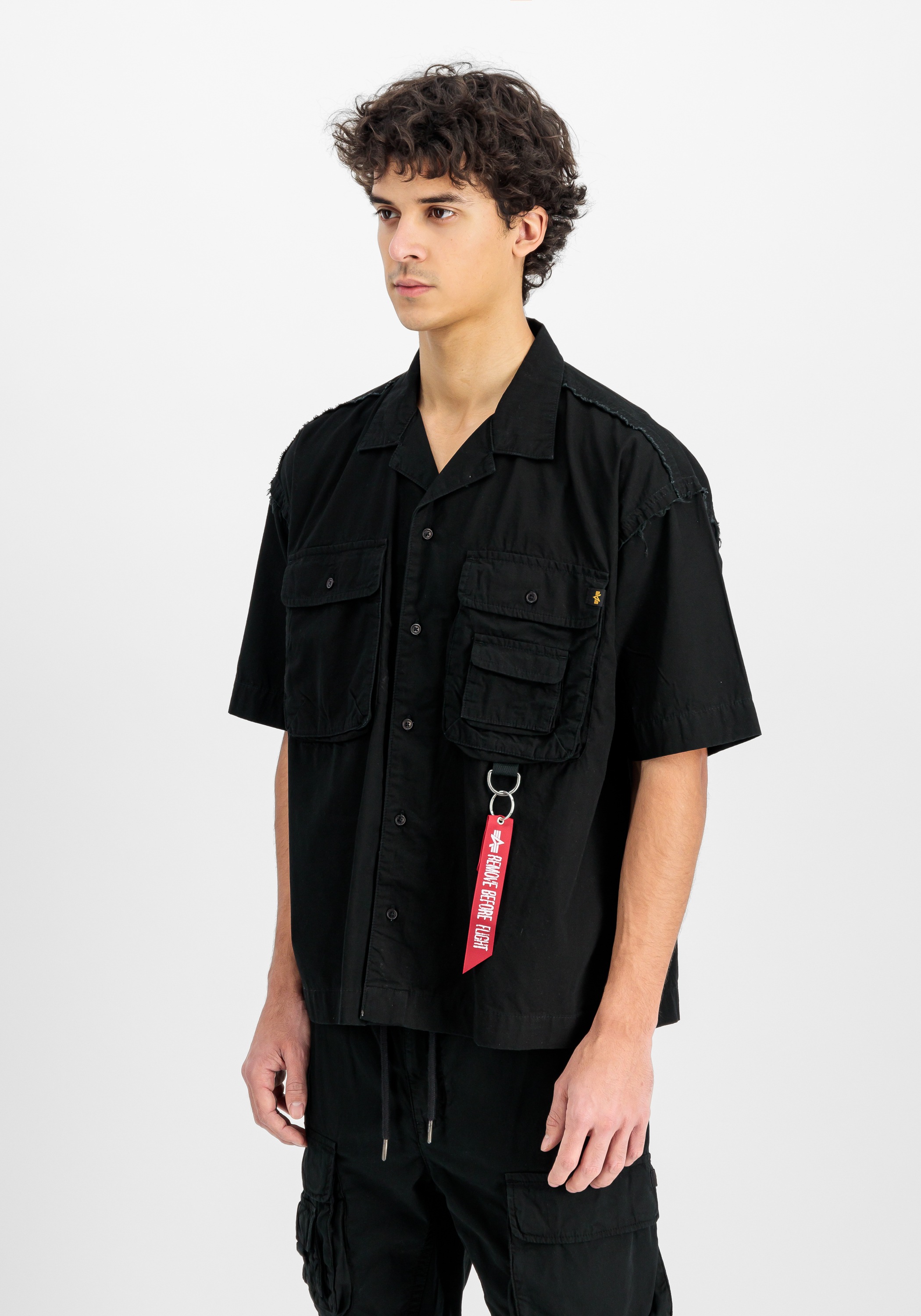 Alpha Industries Print-Shirt »Alpha Industries Men - Shirts Aloha Safari Shirt«