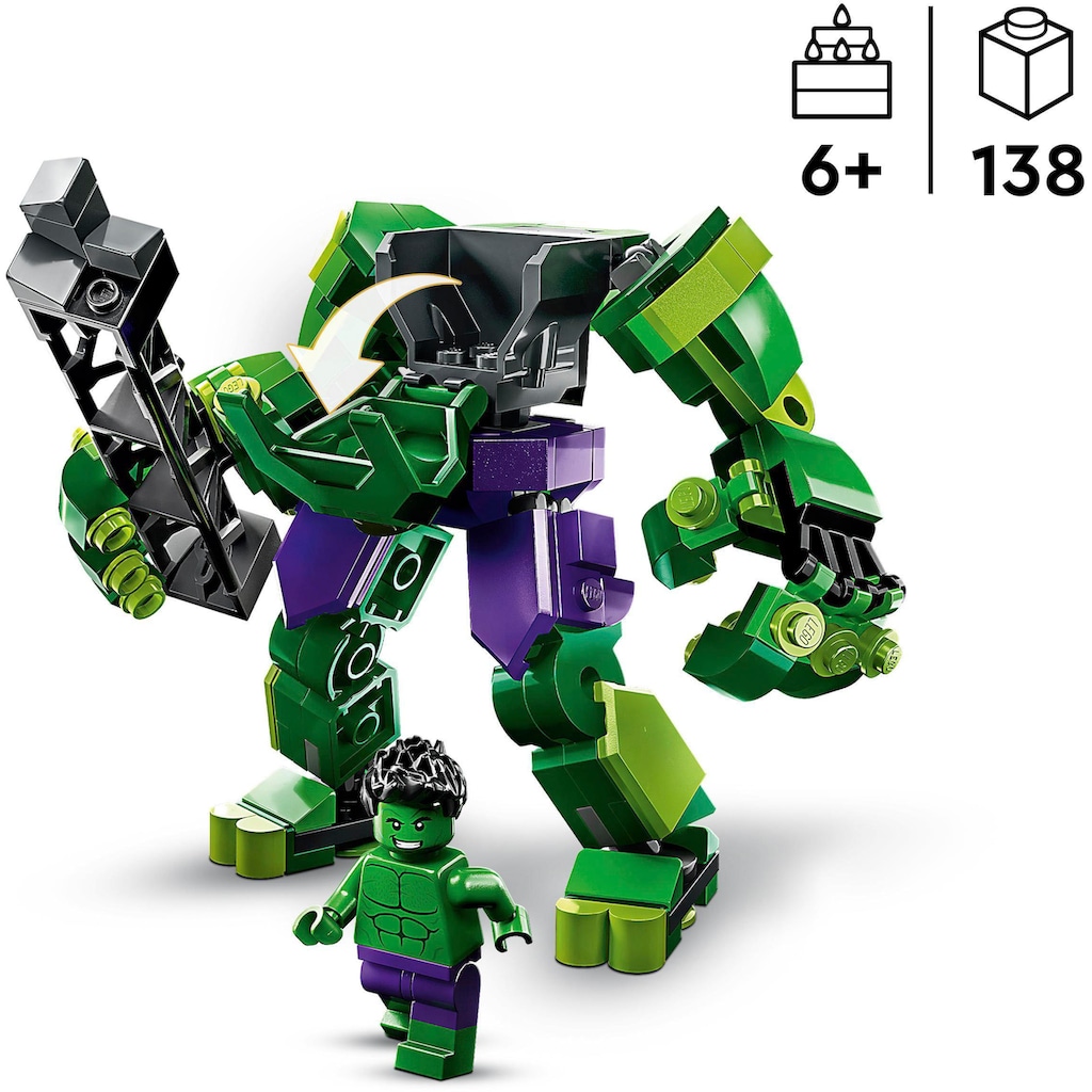 LEGO® Konstruktionsspielsteine »Hulk Mech (76241), LEGO® Marvel«, (138 St.)