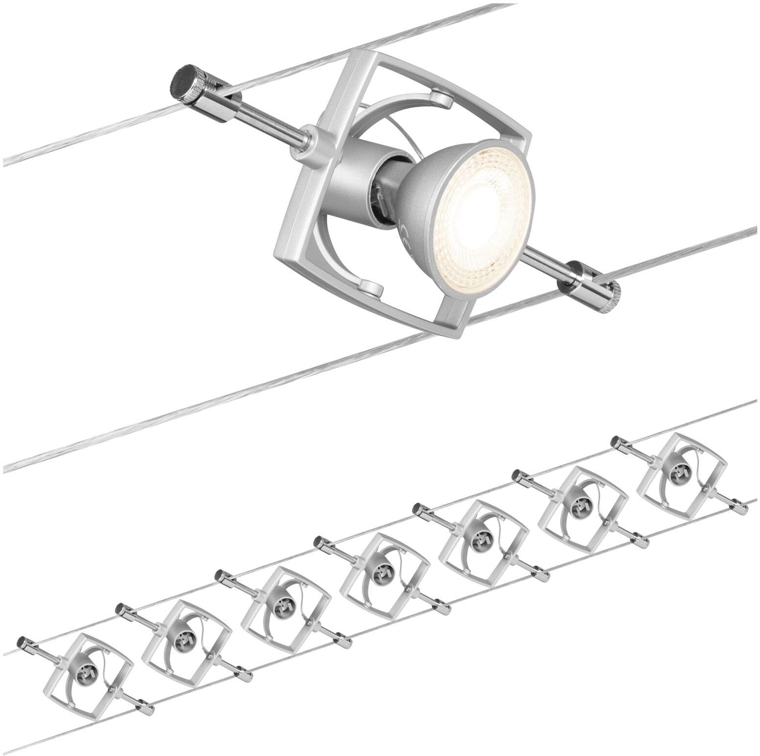 Paulmann LED Deckenleuchte »Mac II«, 7 flammig, Leuchtmittel GU 5,3 | ohne Leuchtmittel, GU 5,3