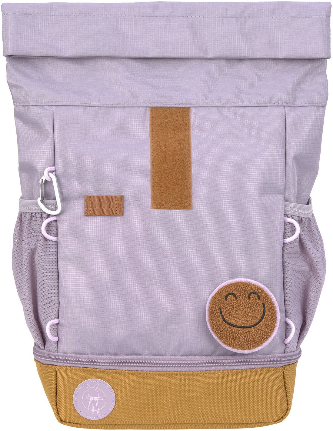 LÄSSIG Kinderrucksack »Little Gang, Mini Rolltop Backpack, lilac« Reflektoren aus recycelten PET-Flaschen