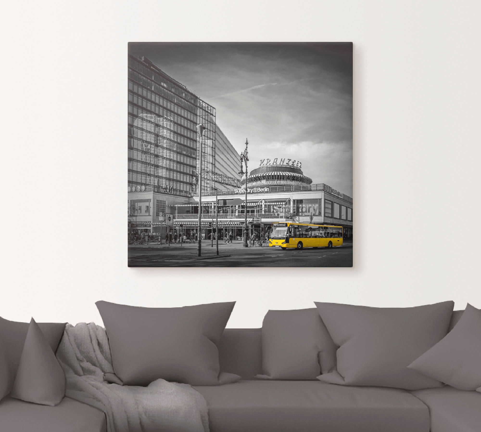 Artland Wandbild "Berlin City-West", Deutschland, (1 St.), als Alubild, Out günstig online kaufen