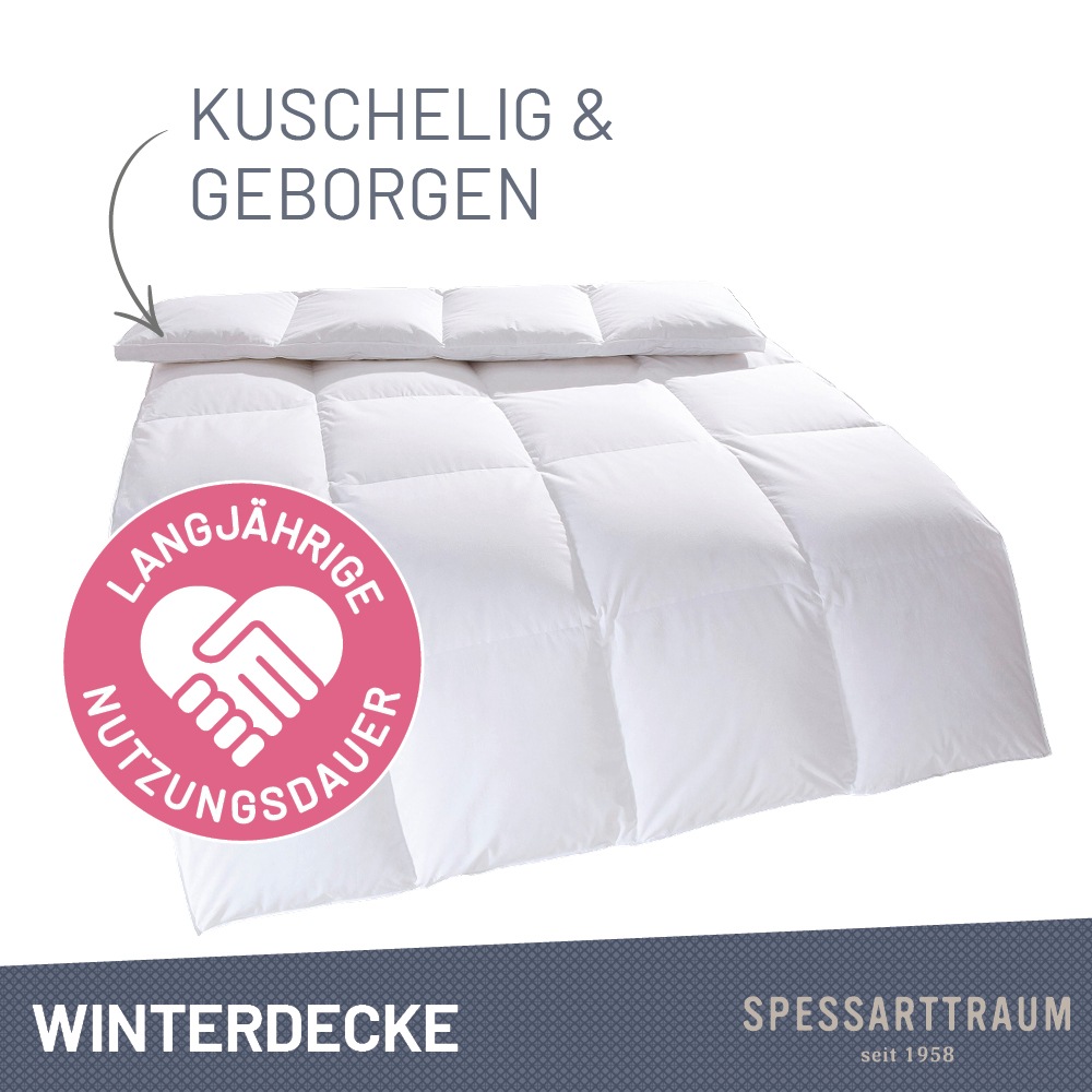 SPESSARTTRAUM Daunenbettdecke »Arosa Bettdecke min 135x200 cm & weitere Grö günstig online kaufen