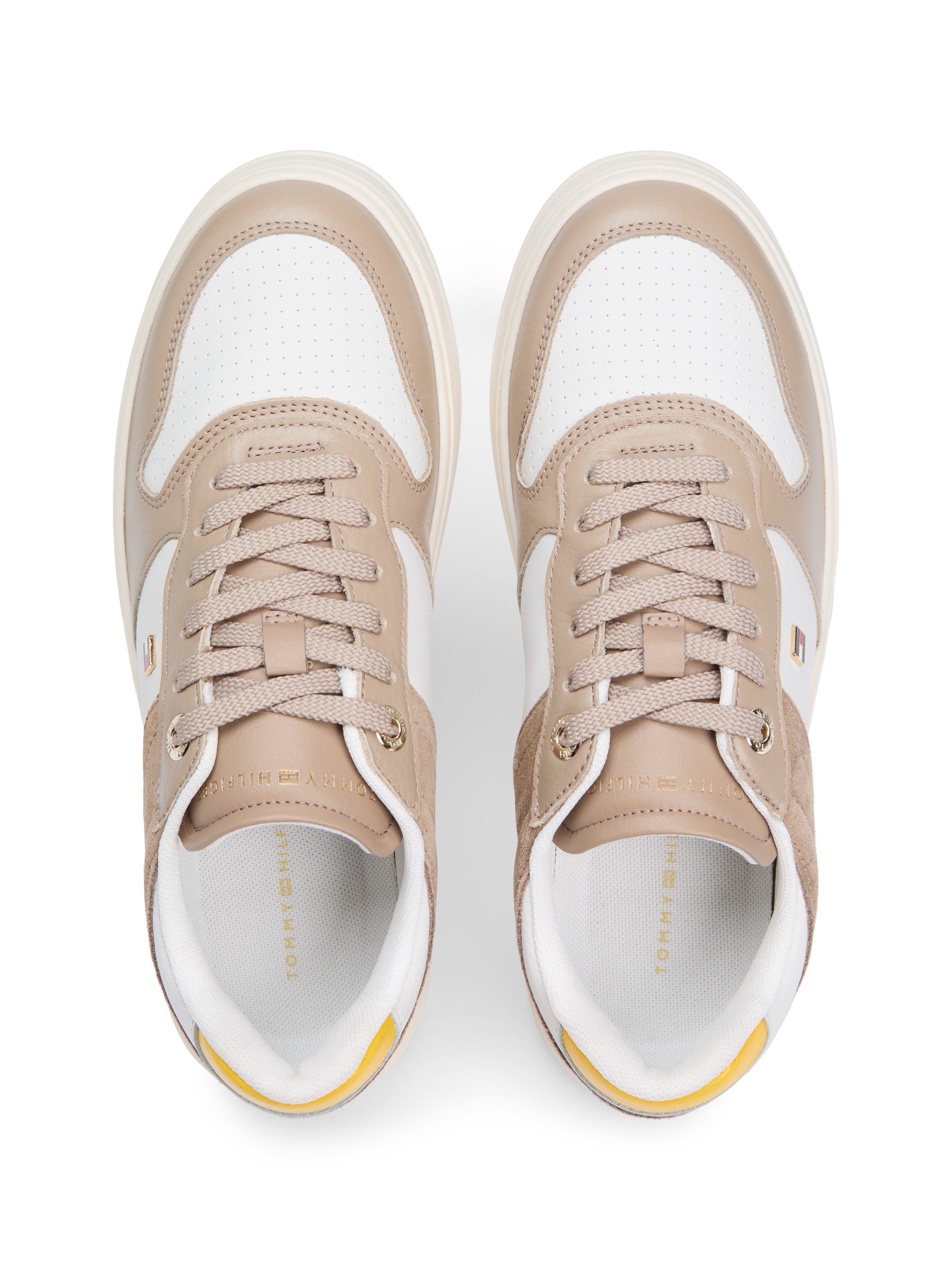 Tommy Hilfiger Plateausneaker »TH SPORTY CUPSOLE TUMBLED LTR«