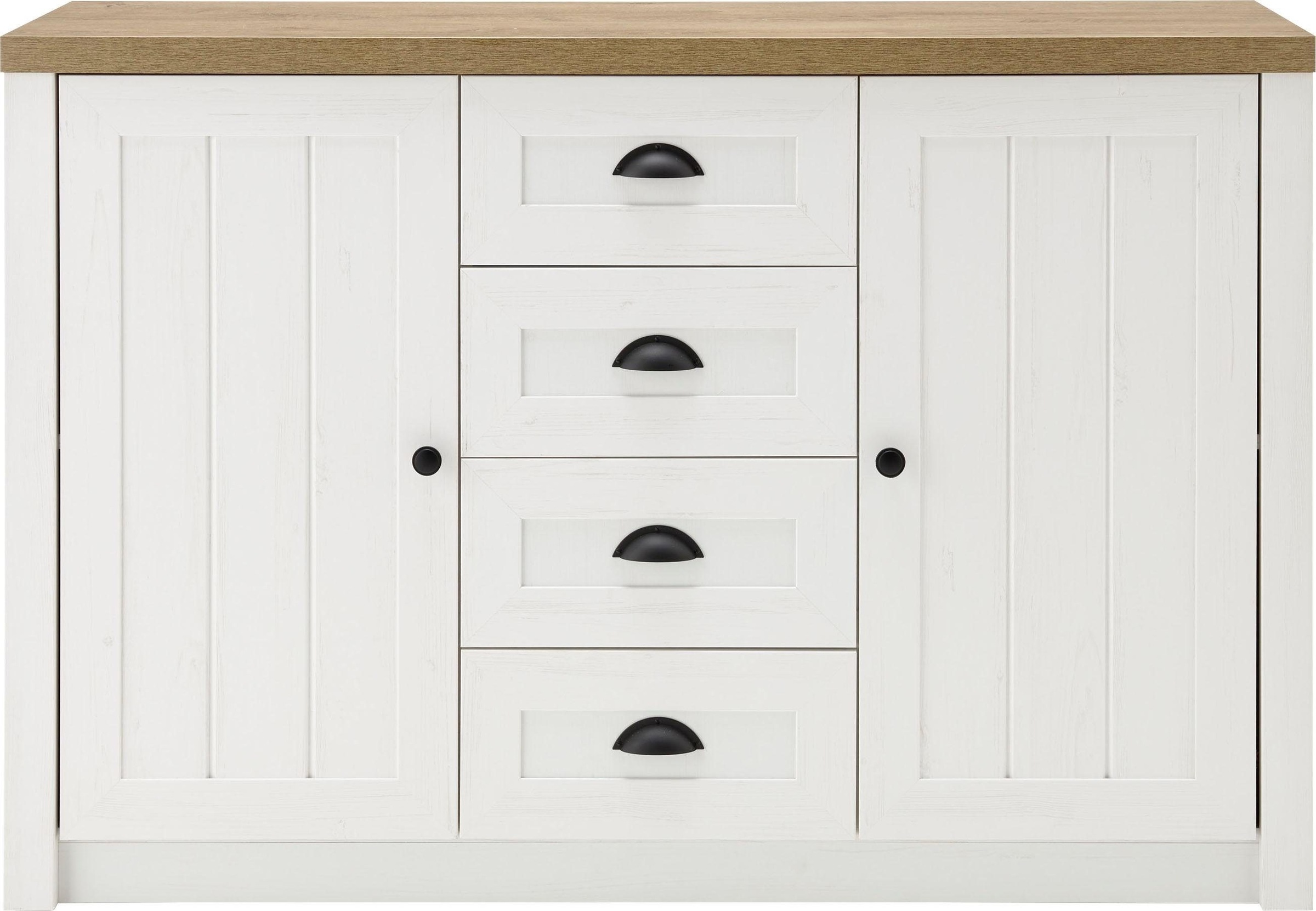 Home affaire Sideboard "Beauvais", Breite ca. 130 cm günstig online kaufen